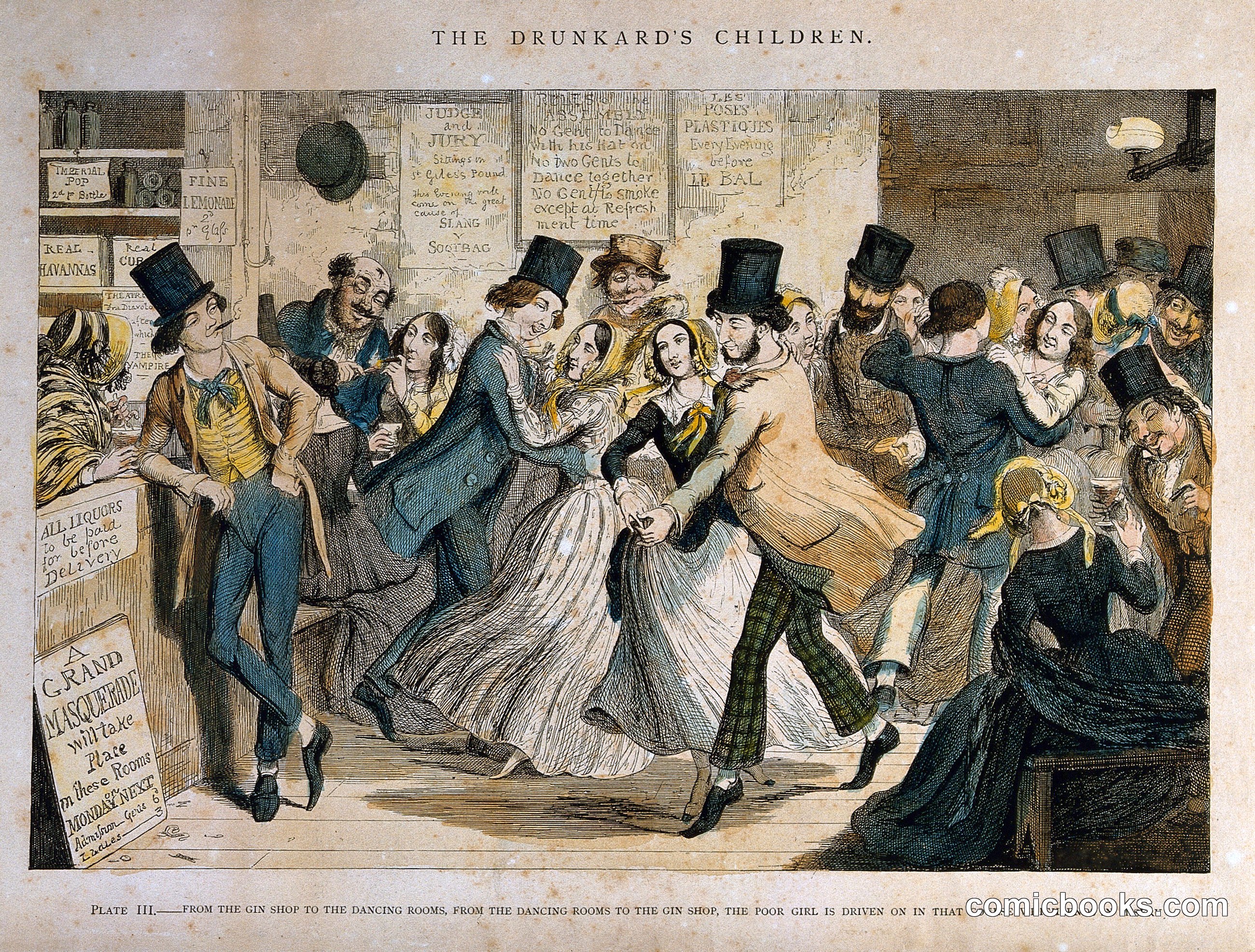 The Drunkard's Children, Plate III