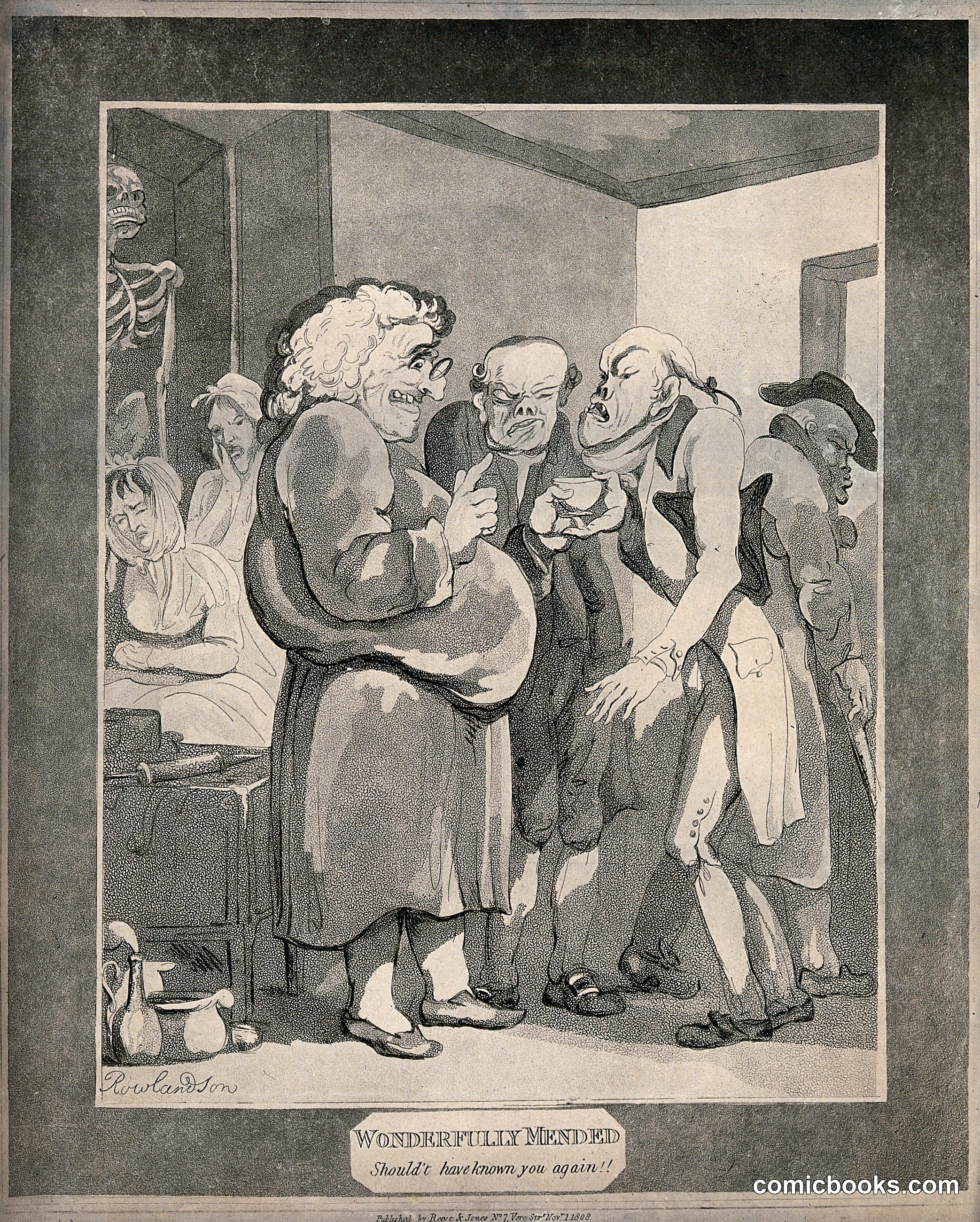 Patients Consulting an Obese Quack