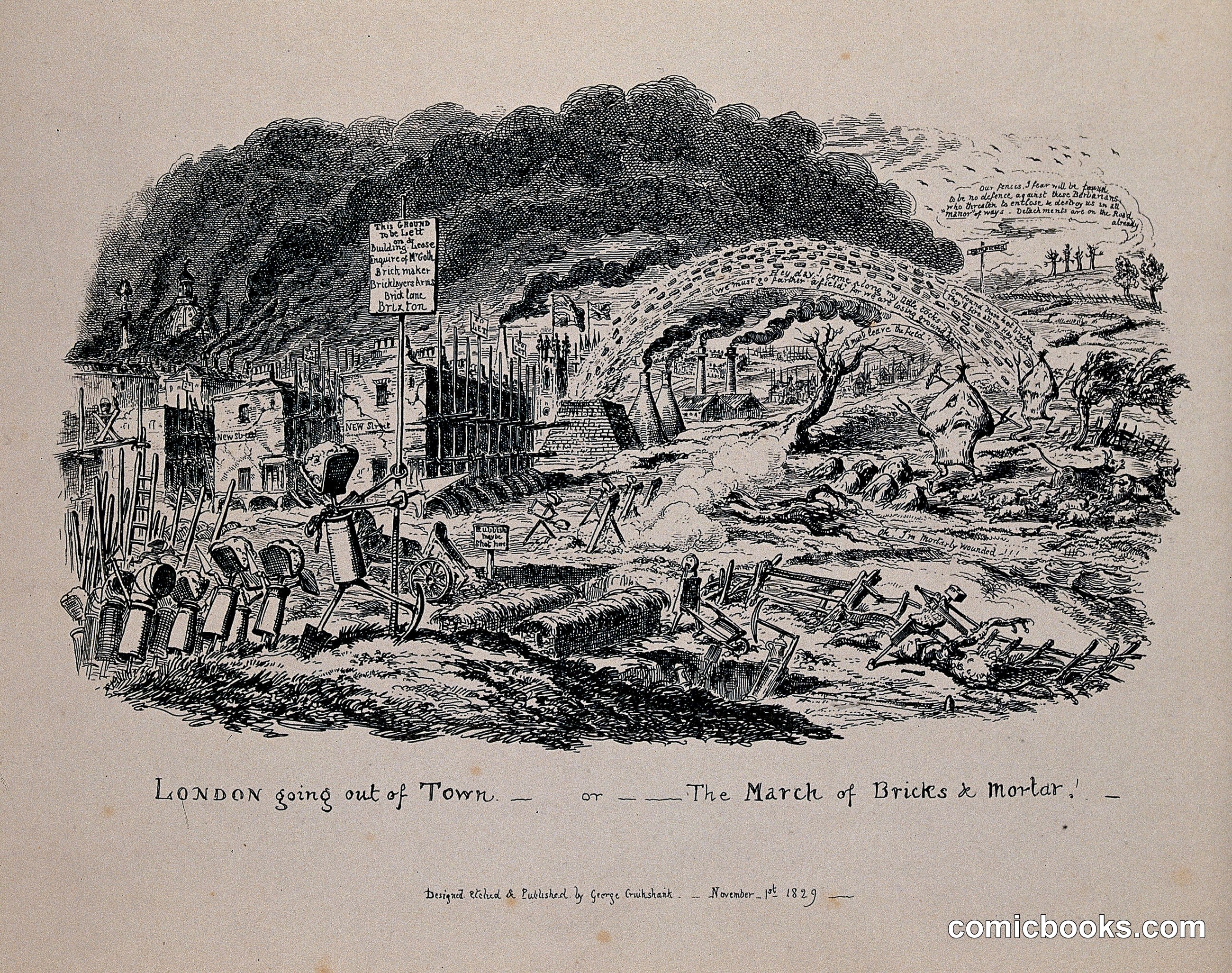 London going out of Town, or The March of Bricks & Mortar