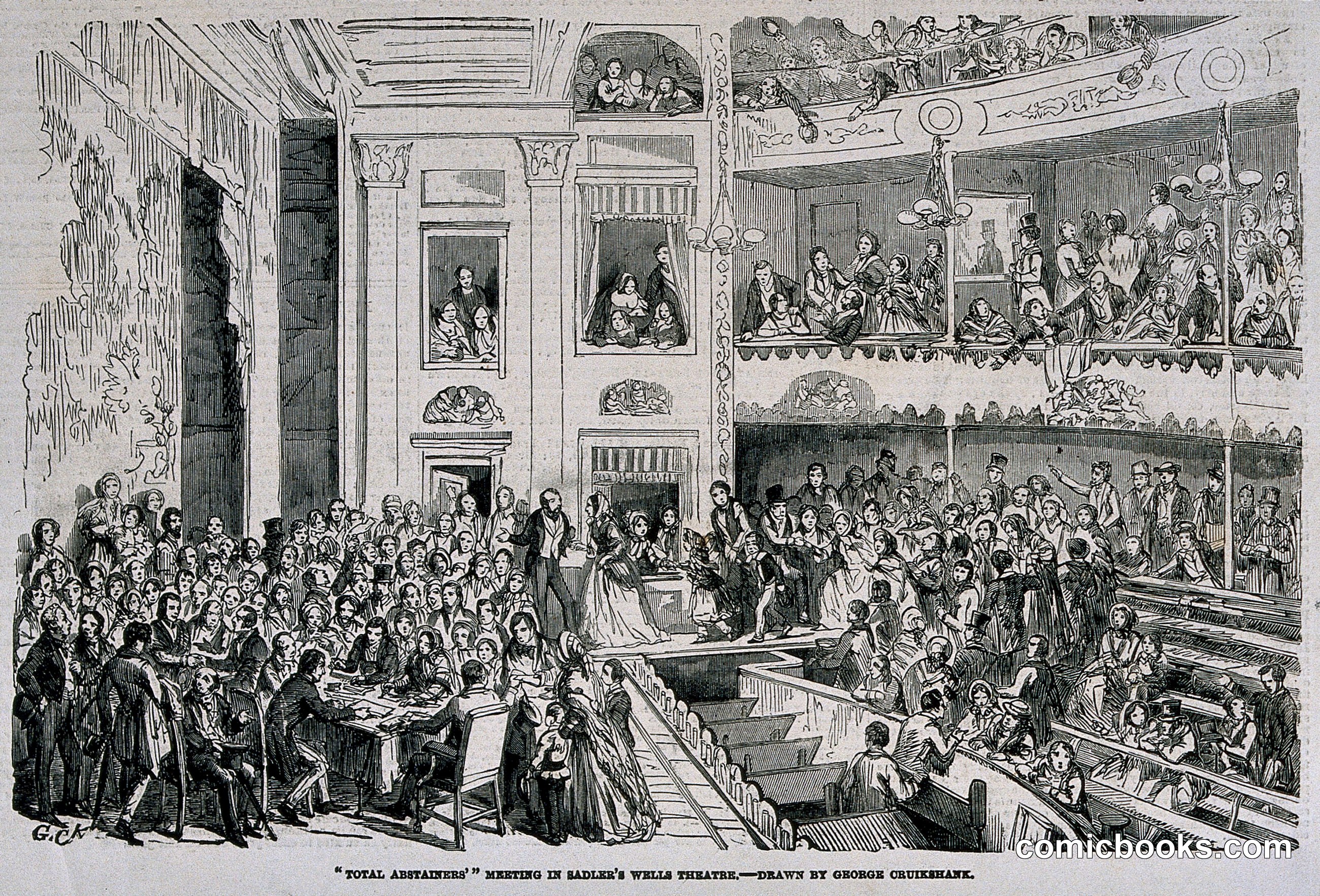 Total Abstainers' Meeting at Sadler's Wells Theatre