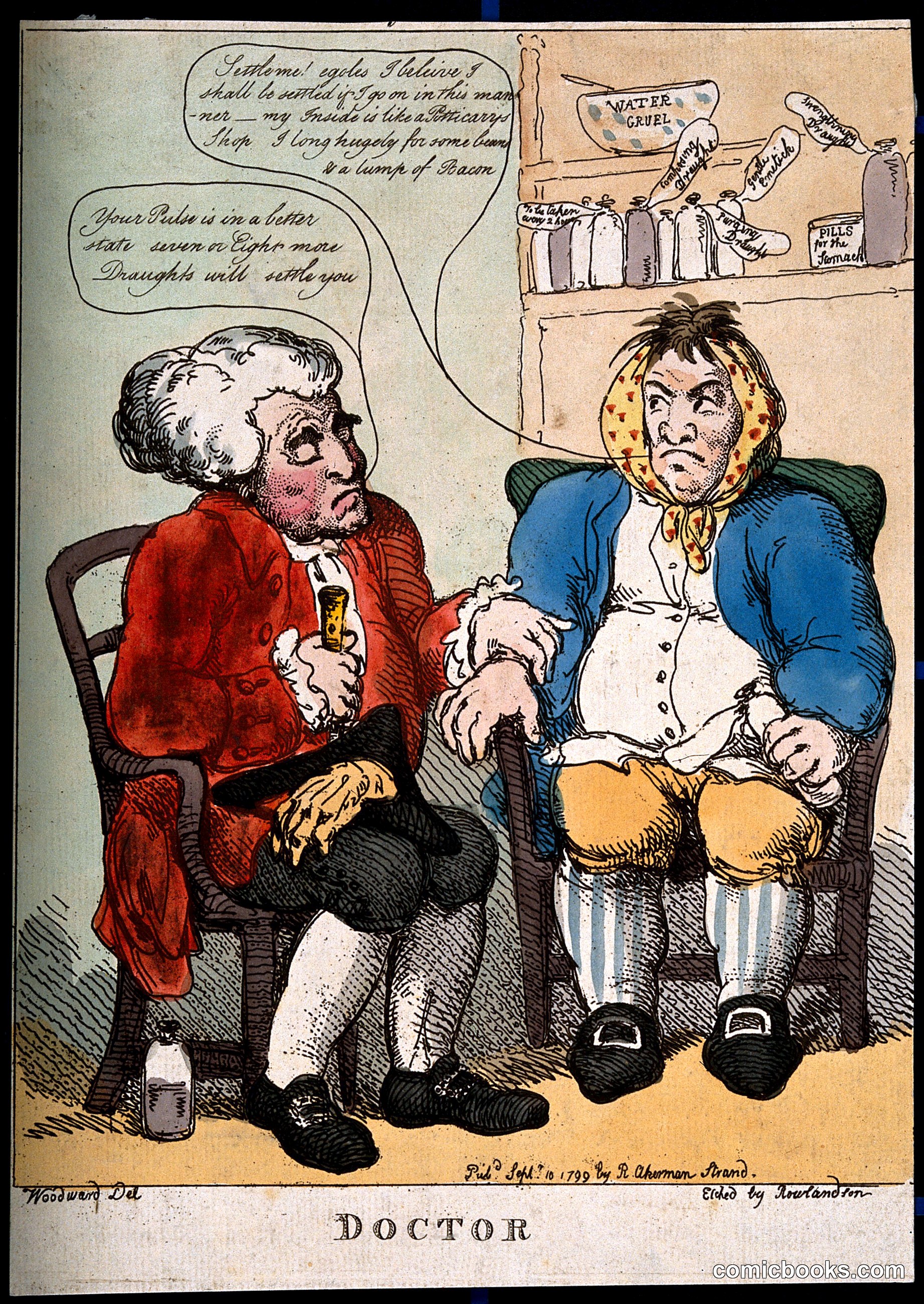 A Doctor Prescribing Continuation of Treatment to His Reluctant Patient