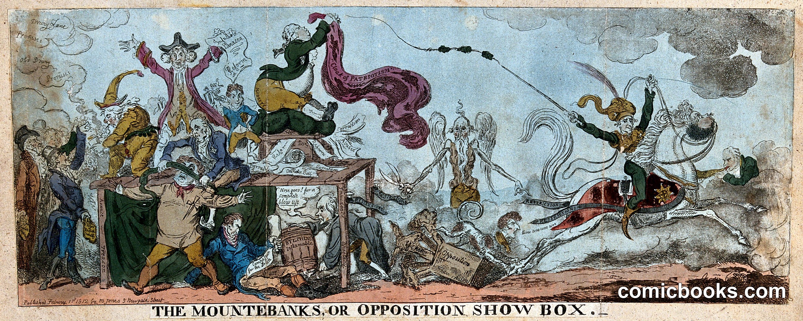 The Mountebanks, or Opposition Show Box