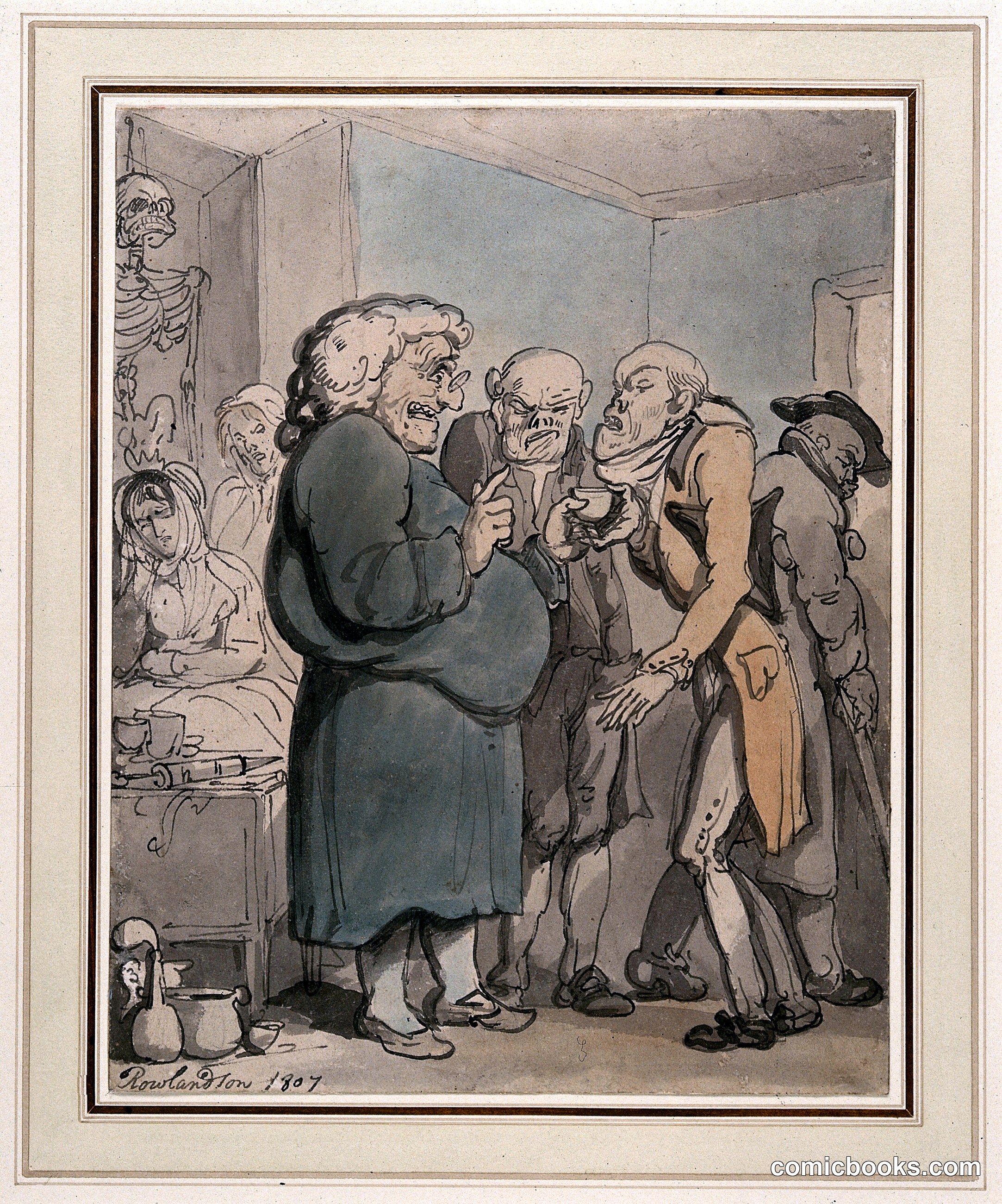 Patients Consulting an Obese Quack