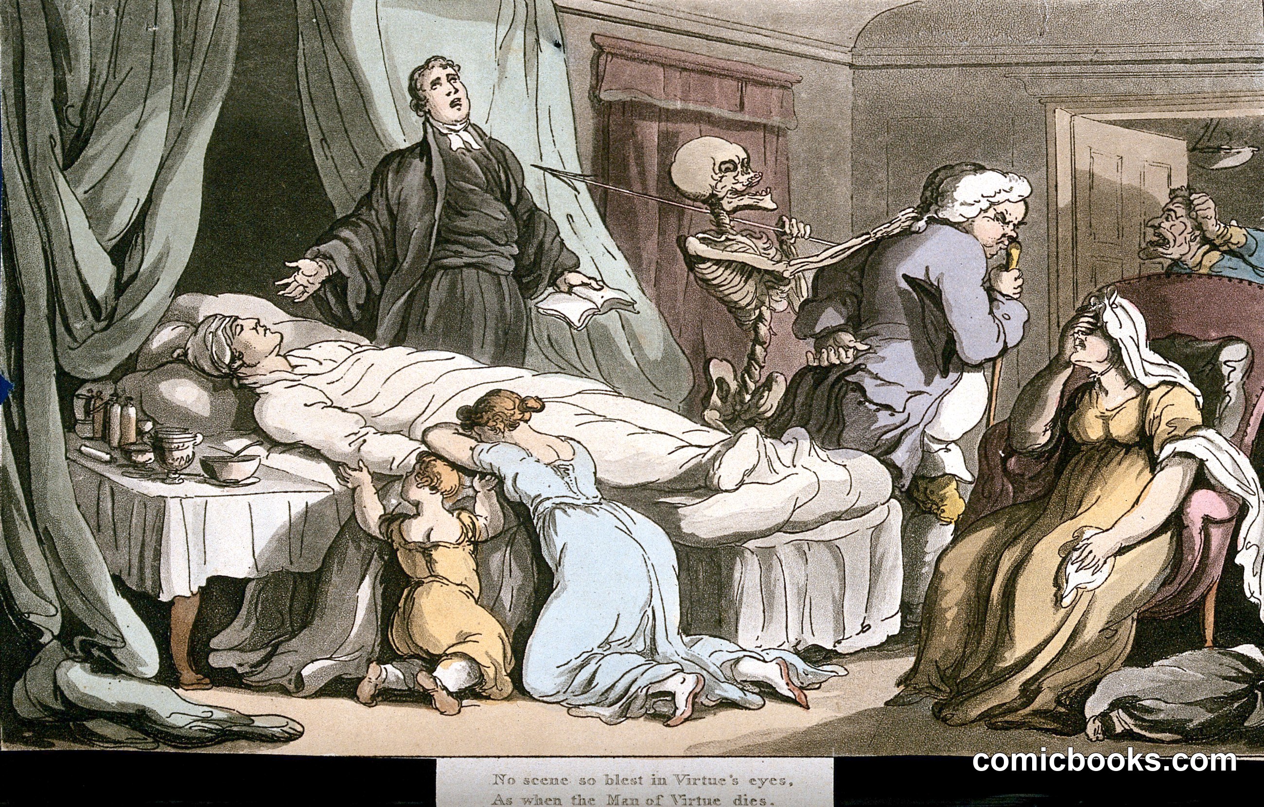 Death's Triumph Over a Much Loved Family Man