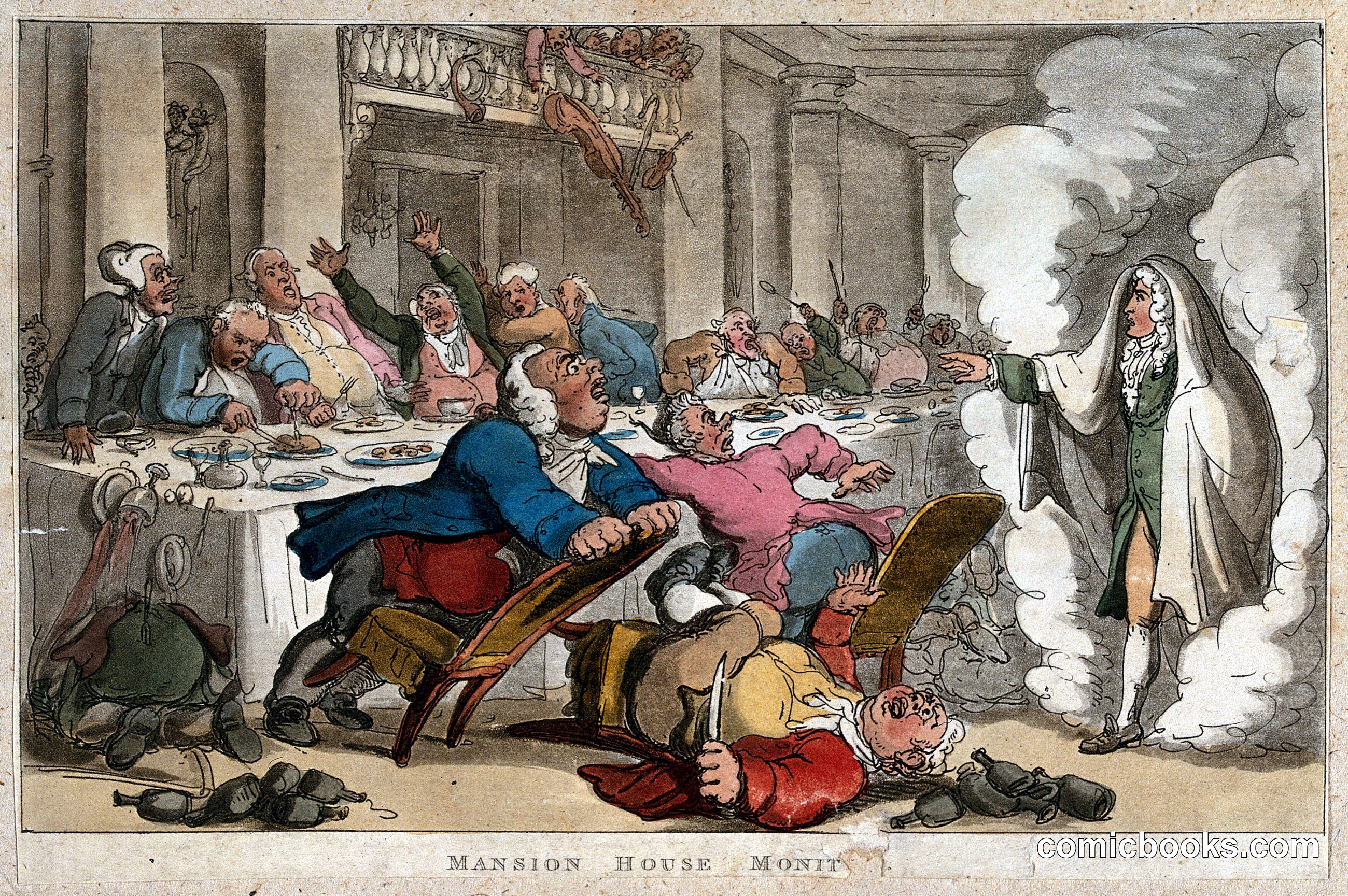 A Vision of the First Mayor of London Appears to the Feasting Aldermen