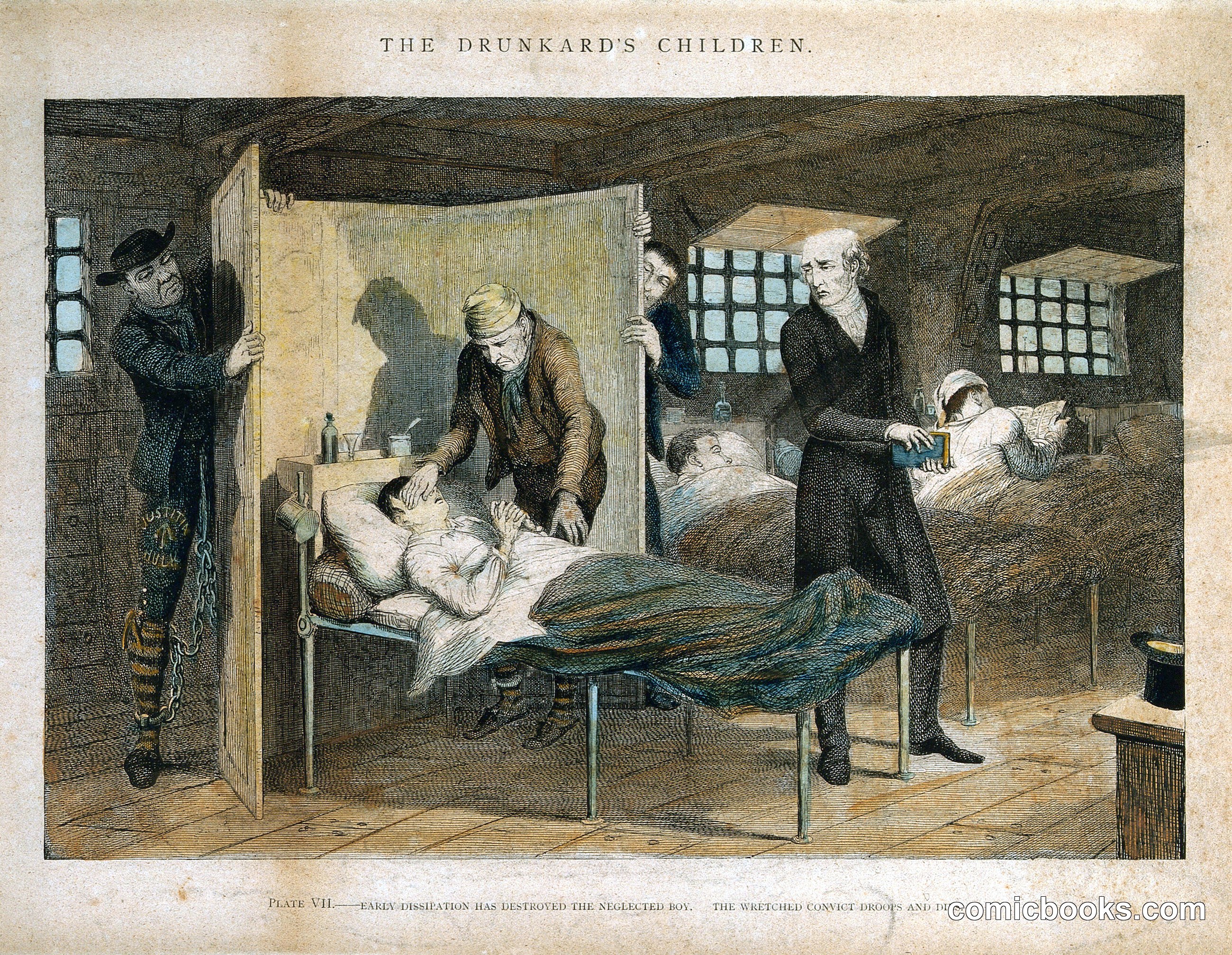 The Drunkard's Children, Plate VII