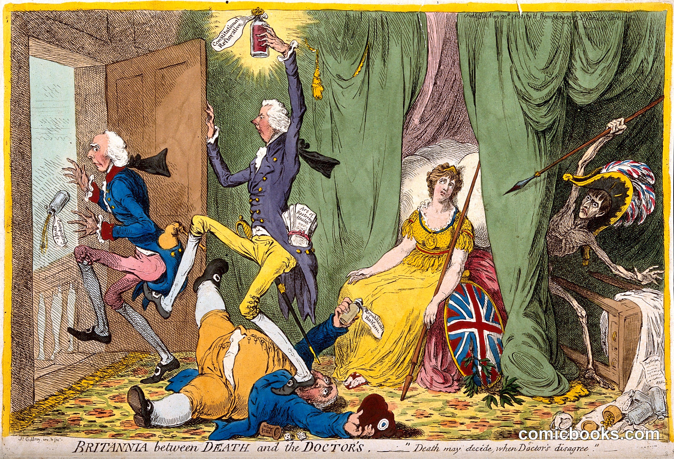Britannia between Death and the Doctors