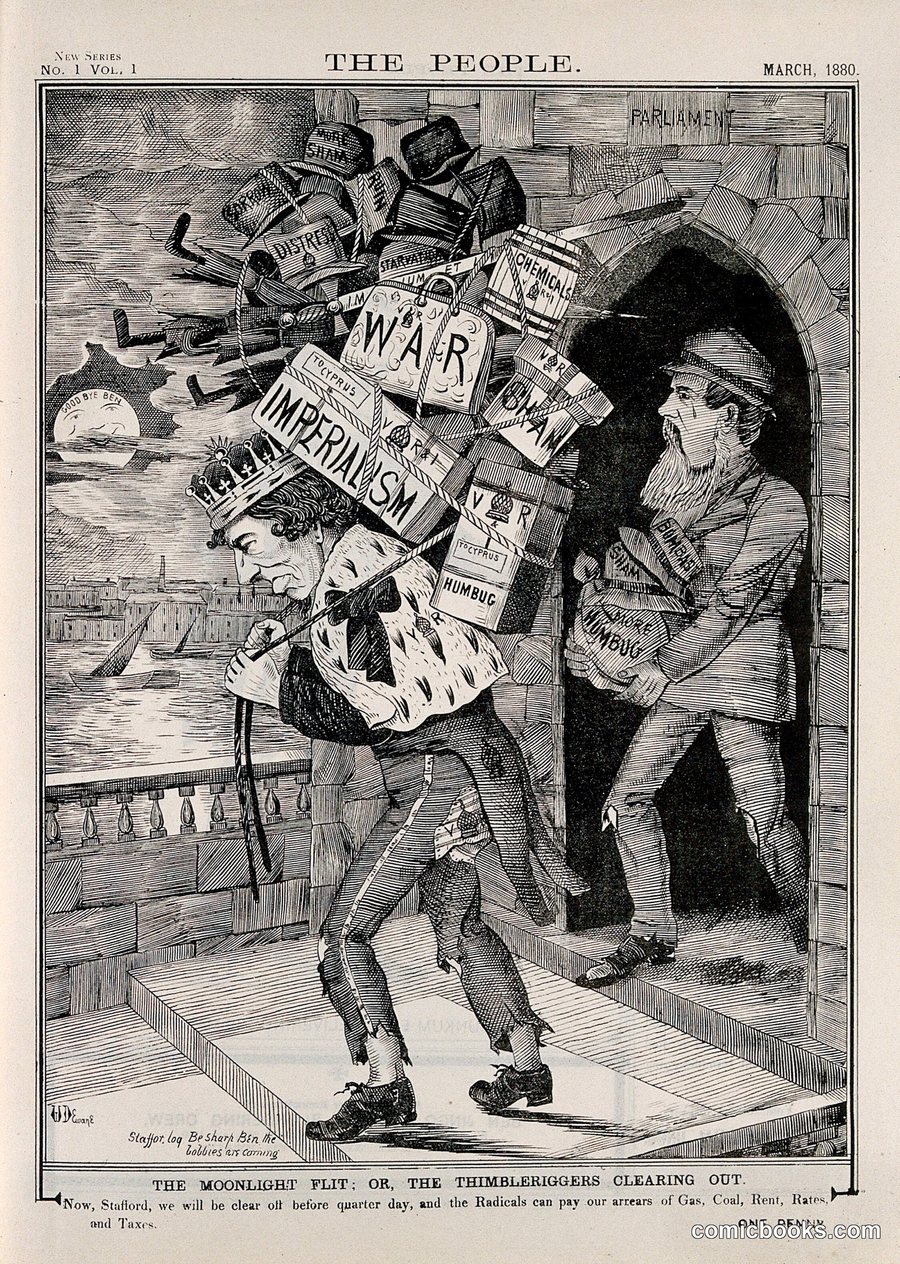 The Moonlight Flit; or, The Thimbleriggers Clearing Out