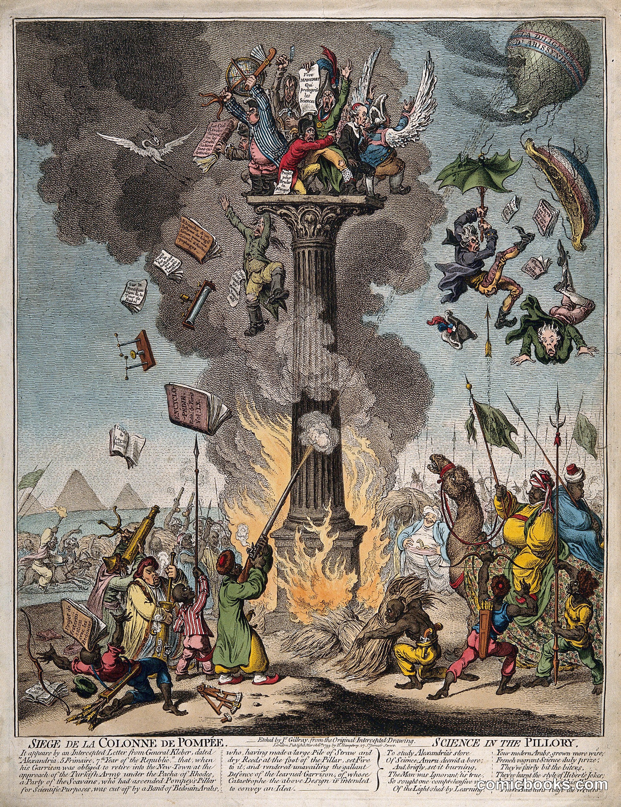 Siège de la Colonne de Pompée / Science in the Pillory