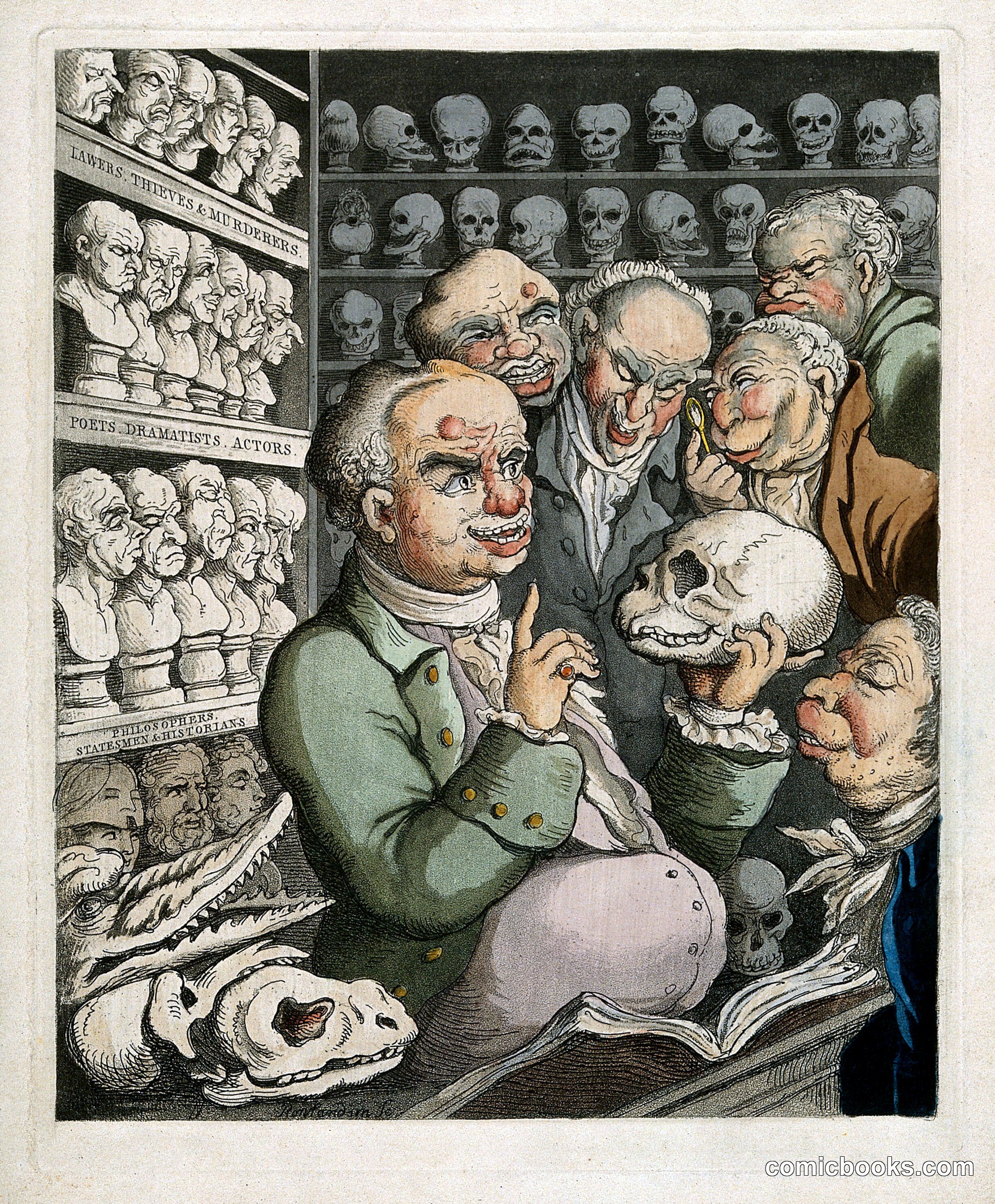 Franz Joseph Gall and the Phrenology Cabinet