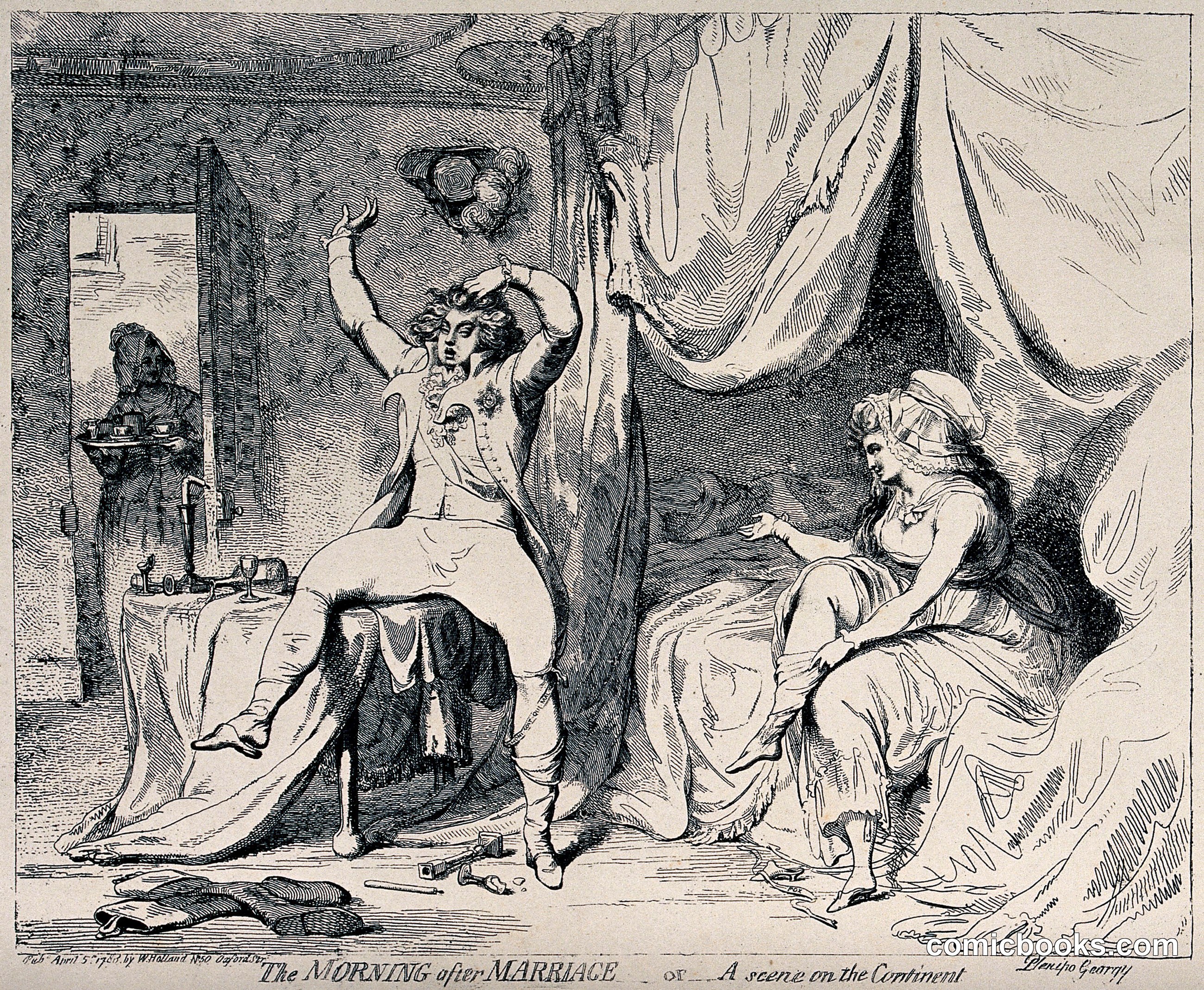 The Morning after Marriage, or A Scene on the Continent