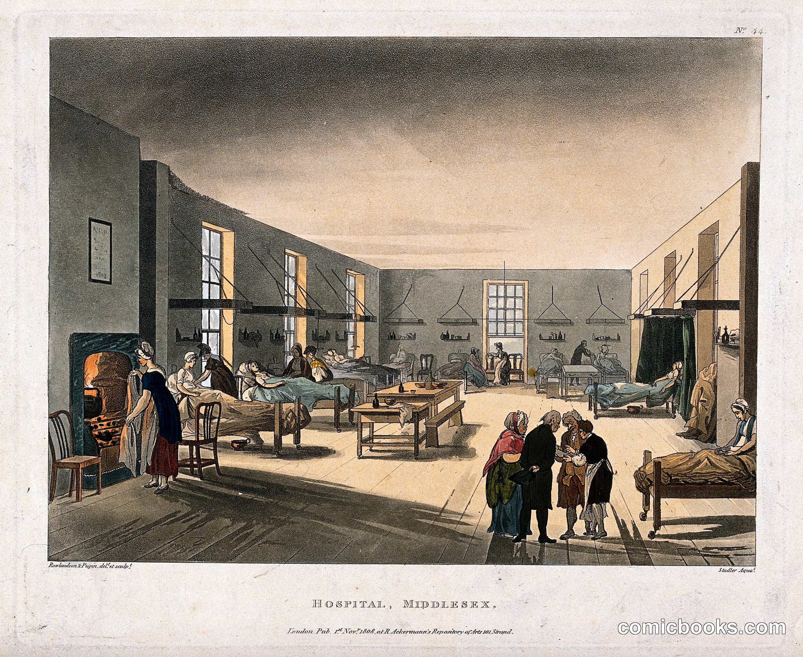 The Middlesex Hospital: Interior of a Female Ward