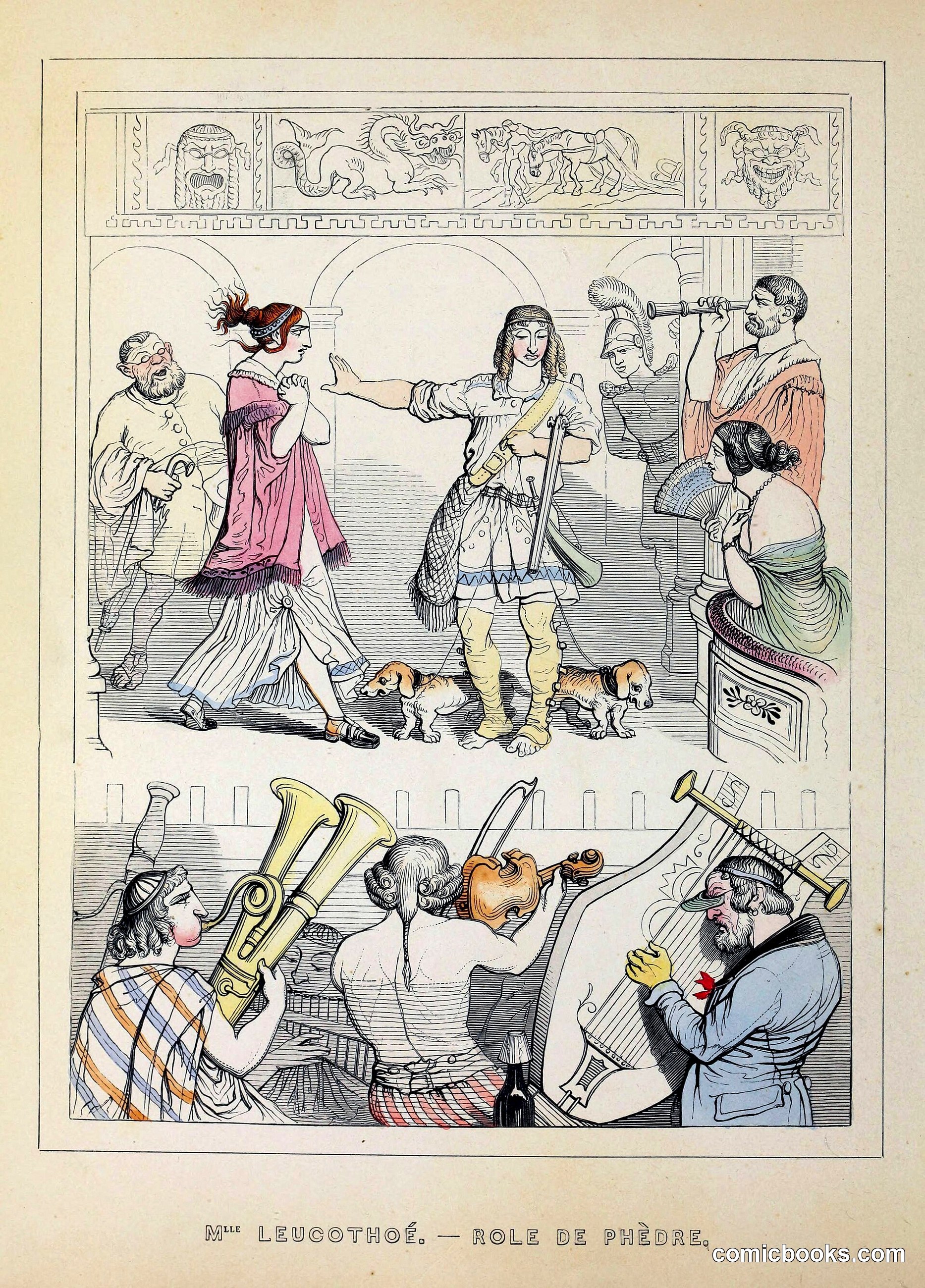 *Mlle Leucothoé, Rôle de Phèdre*, from *Un Autre Monde*