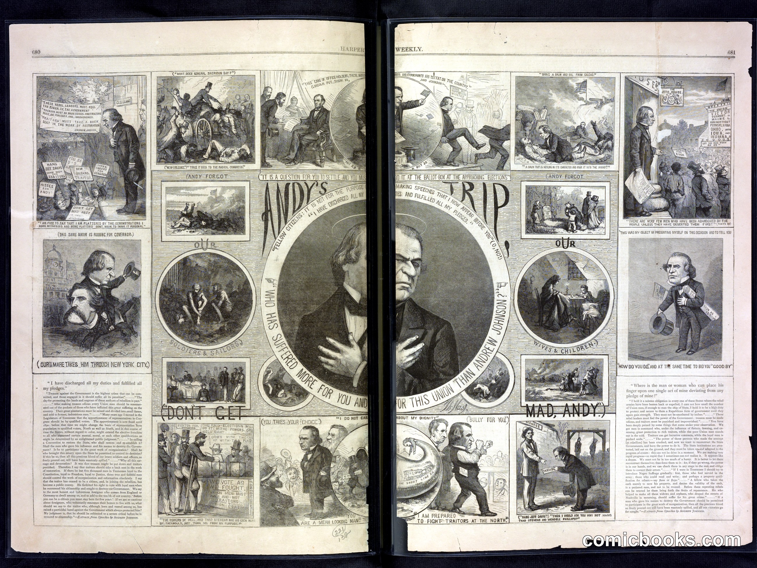 Andy's Trip: "Who Has Suffered More for You and for This Union Than Andrew Johnson?"