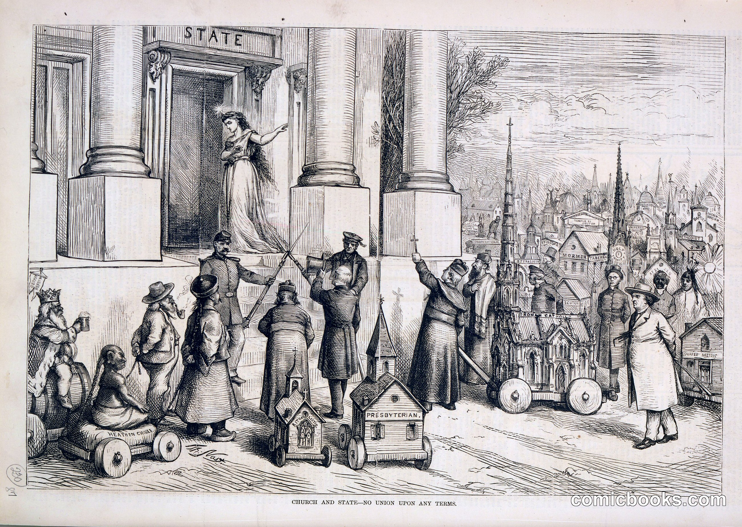 Church and State — No Union Upon Any Terms