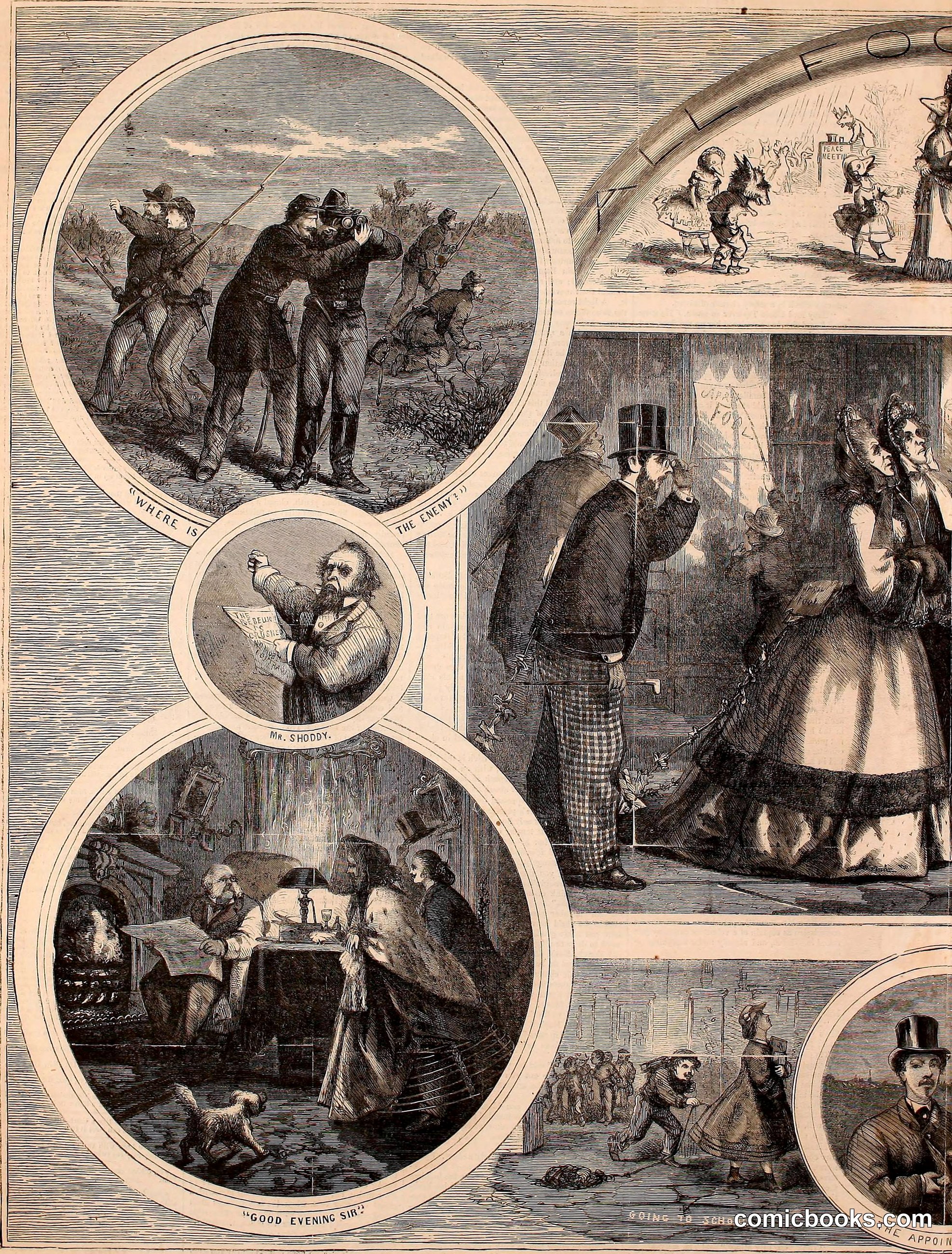 "Where Is the Enemy?" — A Plate of Civil War Sketches