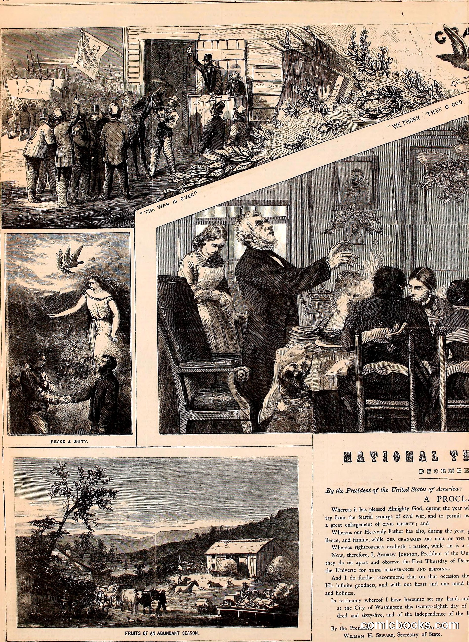'The War Is Over': National Thanksgiving, December 1865