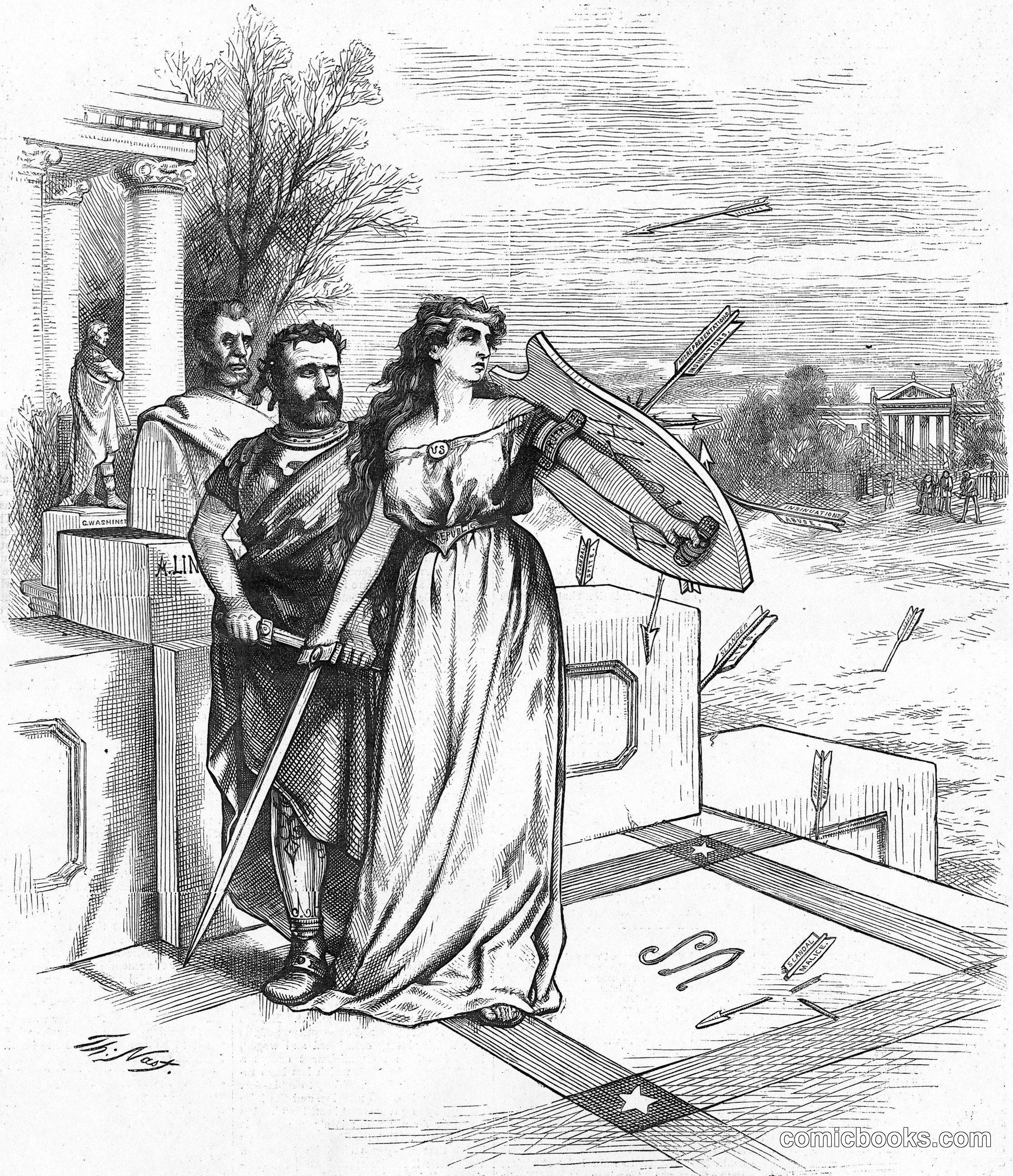 Lady Columbia Shields Grant