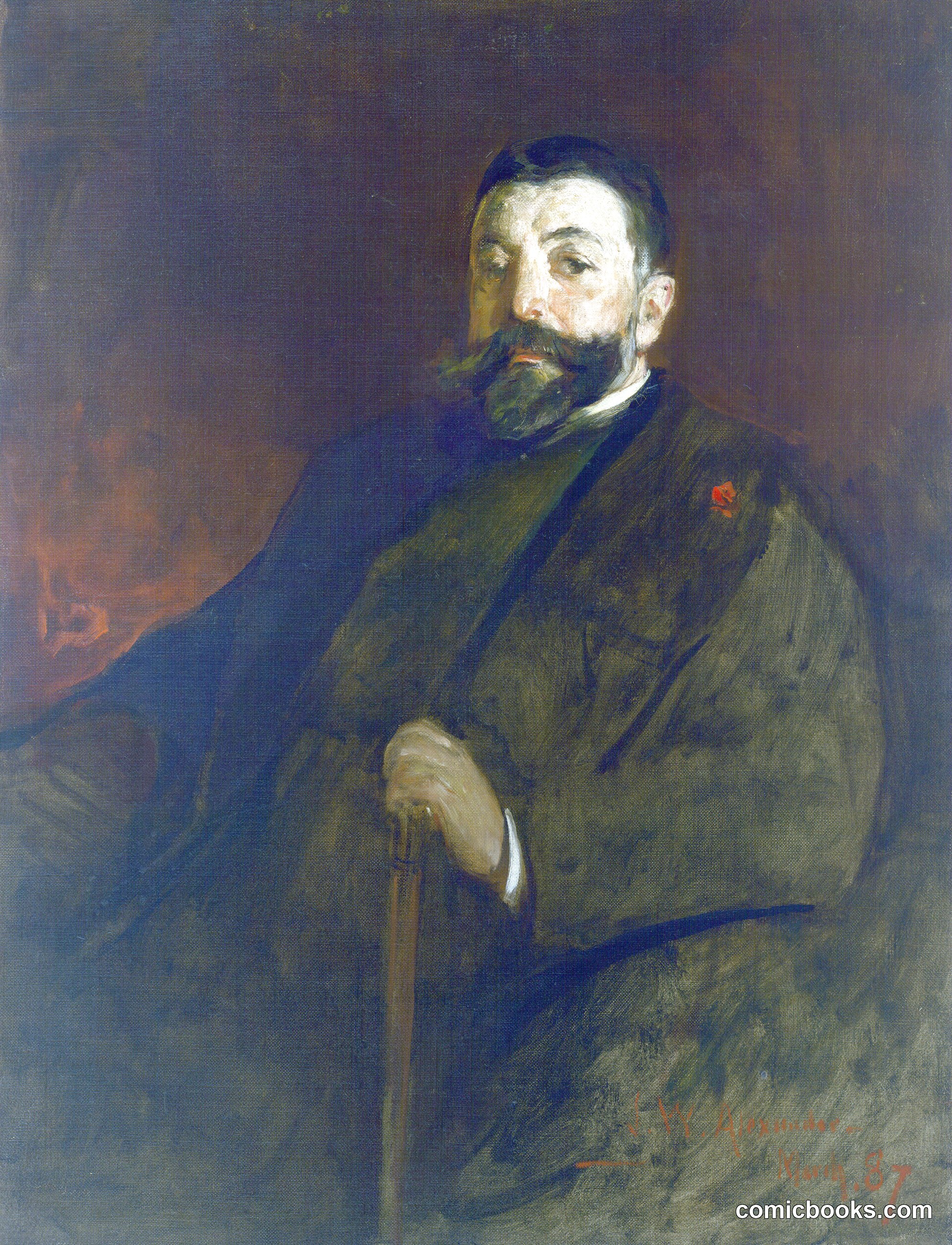 Thomas Nast, by John White Alexander, 1887
