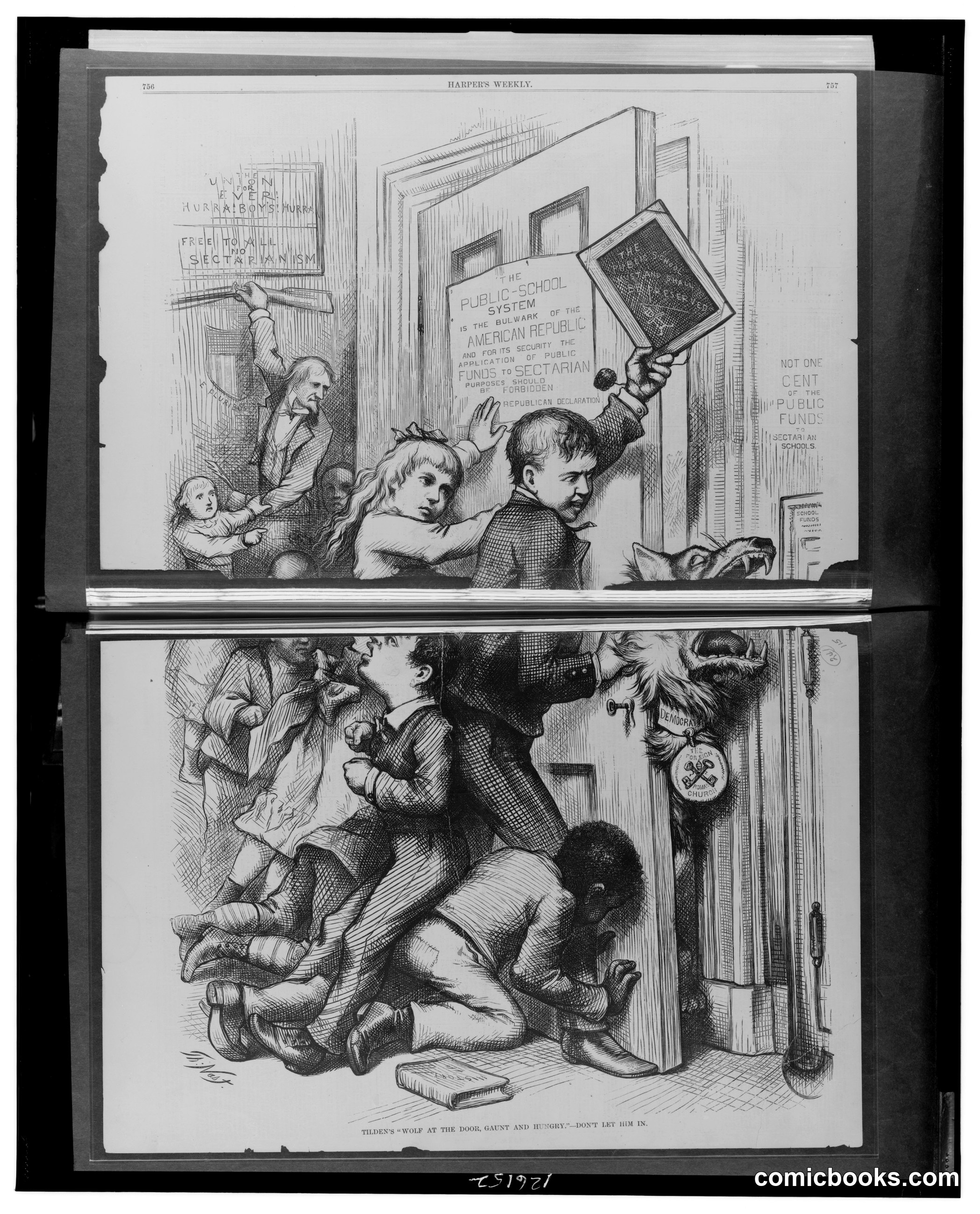 Tilden's "Wolf at the Door, Gaunt and Hungry" — Don't Let Him In