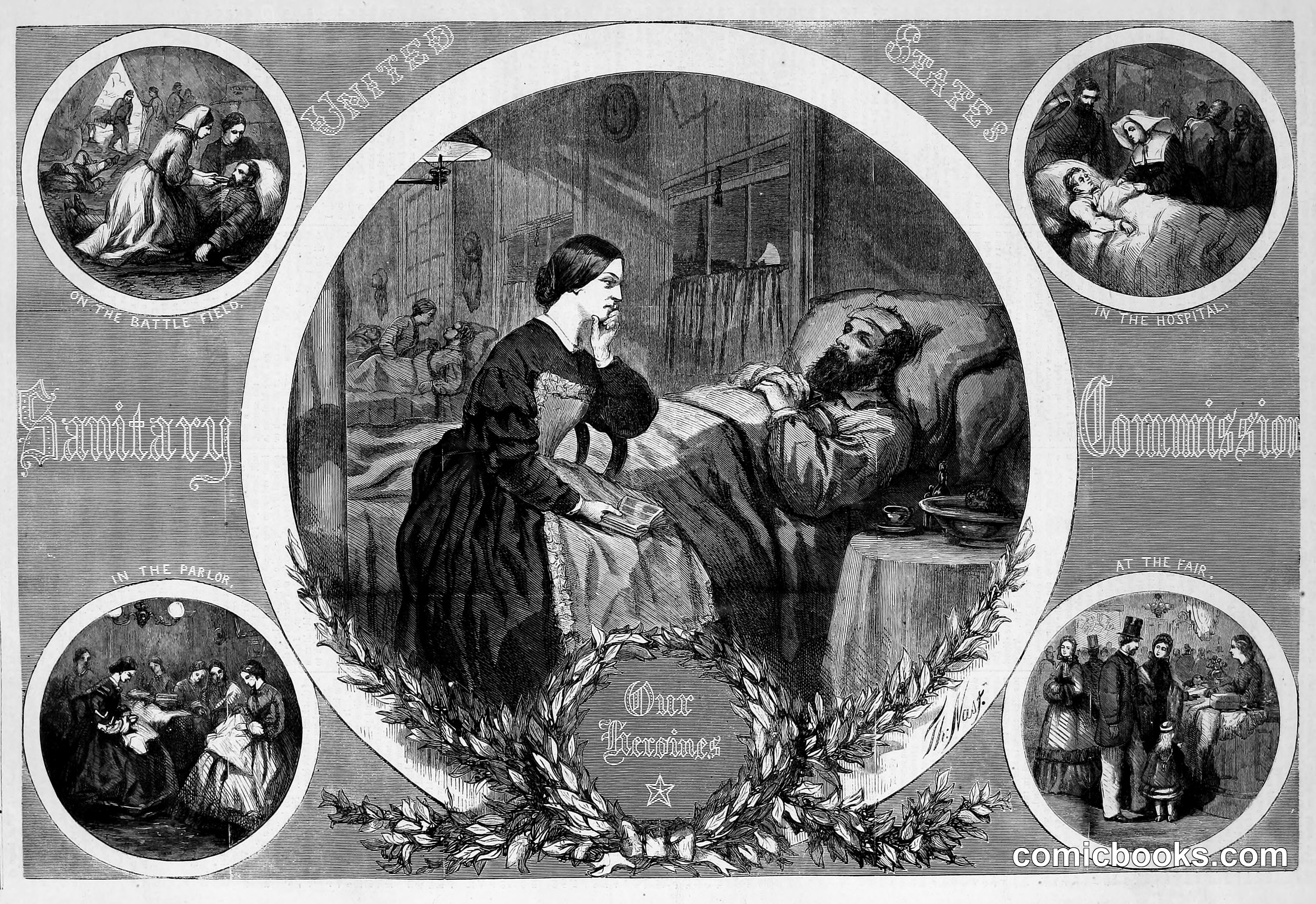 United States Sanitary Commission — "Our Heroines"