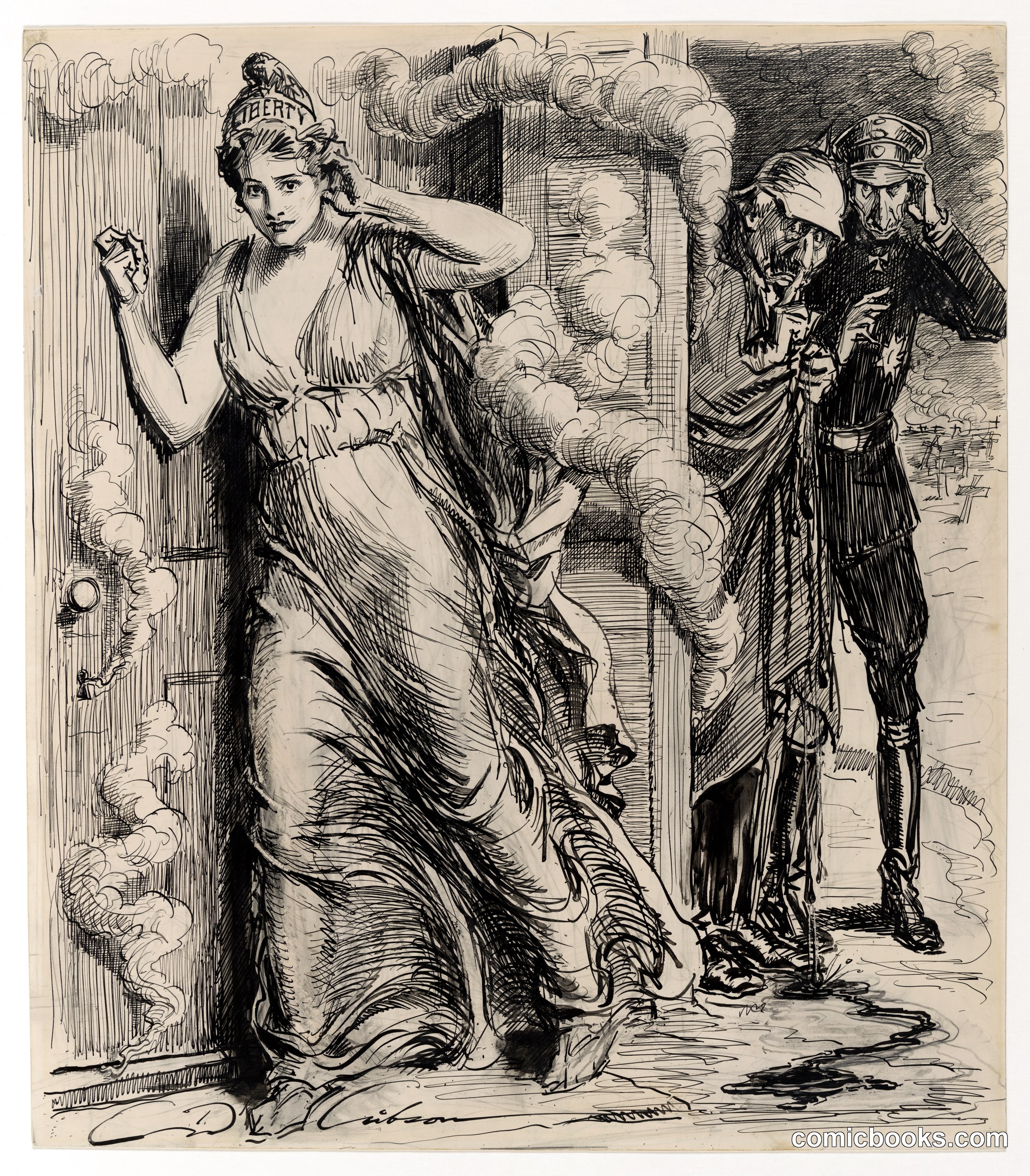 The Liberty Loan at Everyman's Door