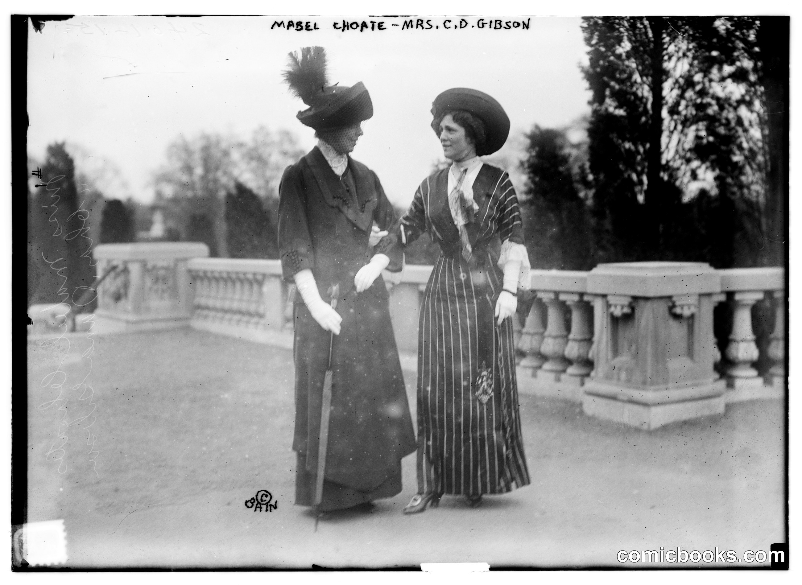 Mabel Choate and Mrs. C. D. Gibson