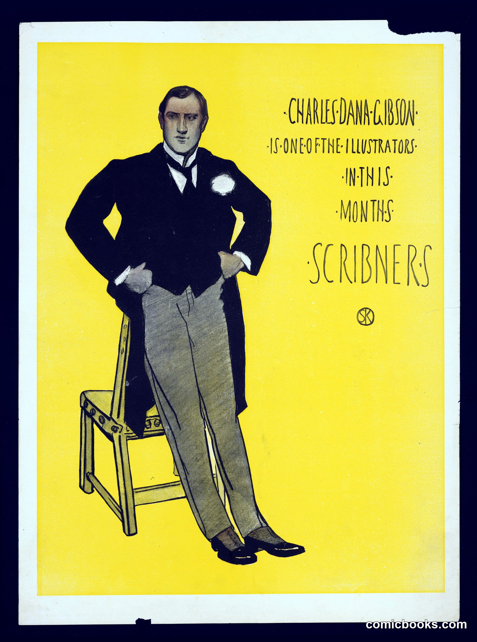 Charles Dana Gibson Is One of the Illustrators in This Month's Scribners