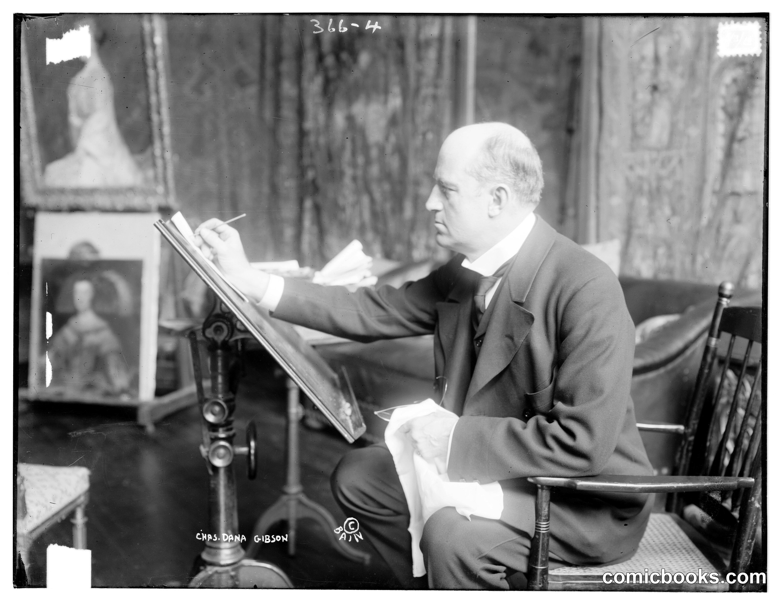 Charles Dana Gibson at Work