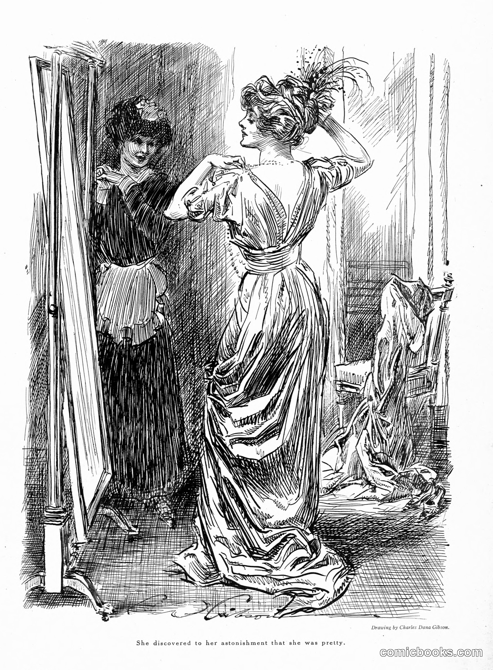 She Discovered to Her Astonishment That She Was Pretty