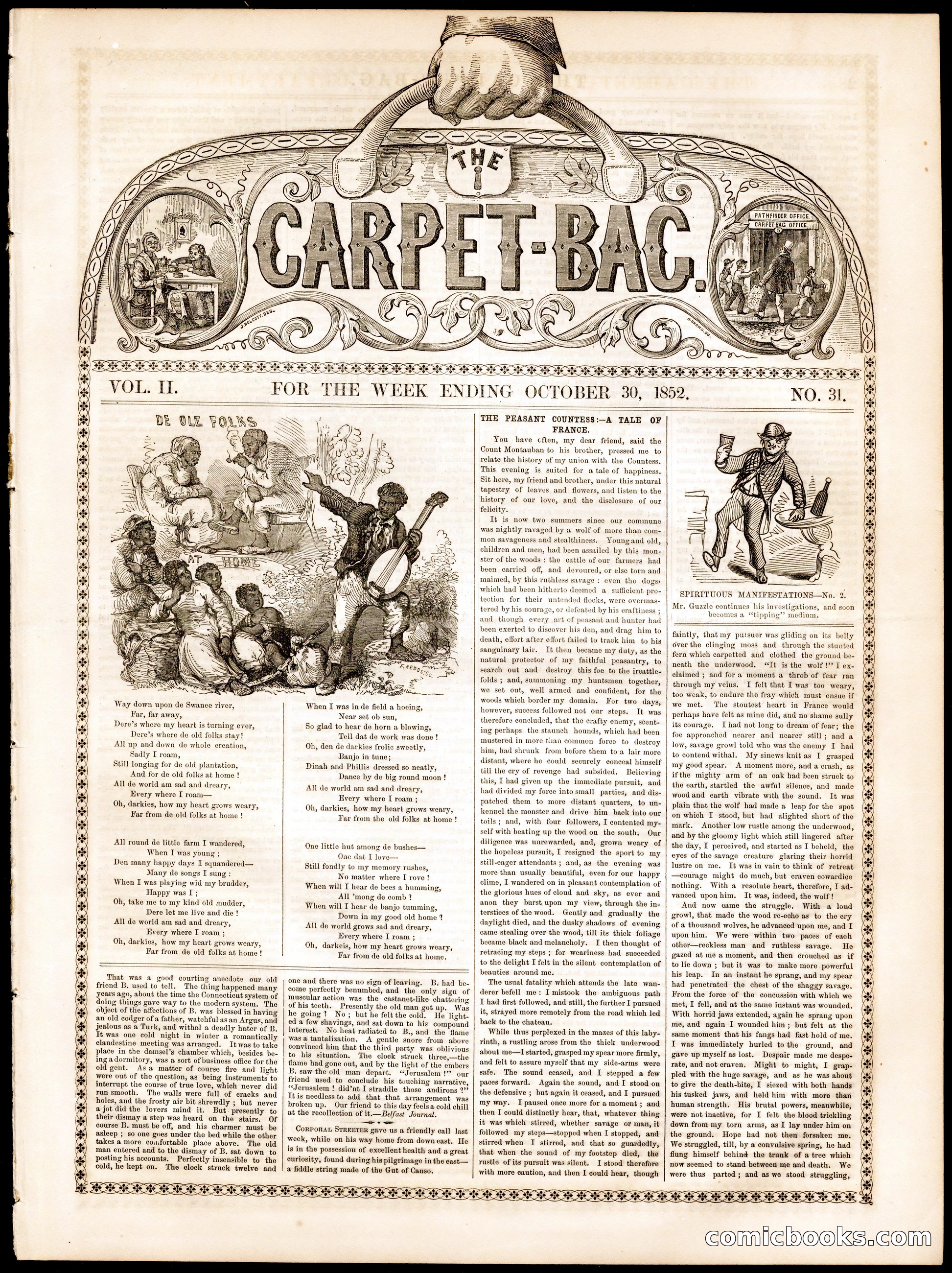 The Carpet-Bag, Vol. II, No. 31