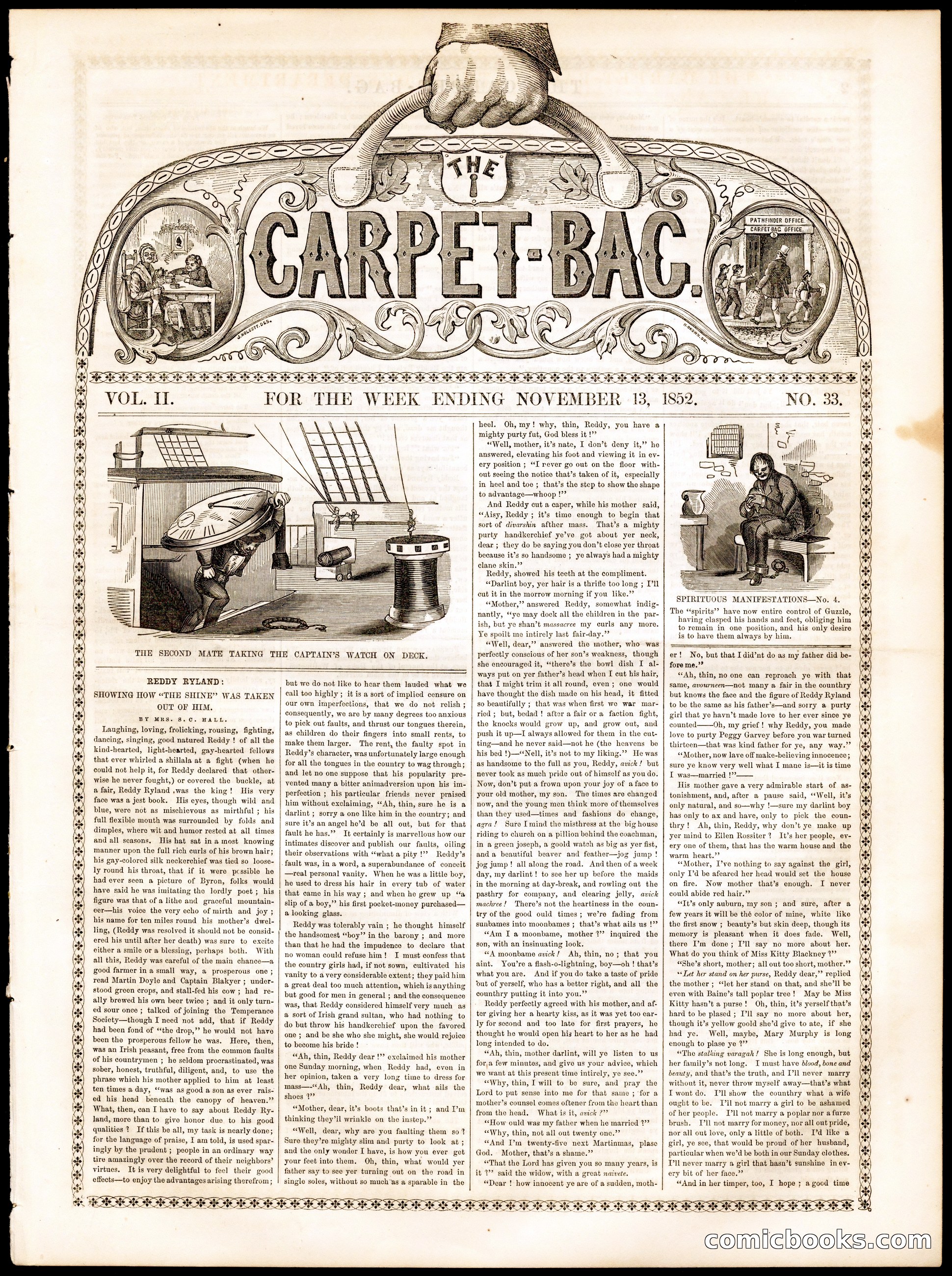 The Carpet-Bag, Vol. II, No. 33