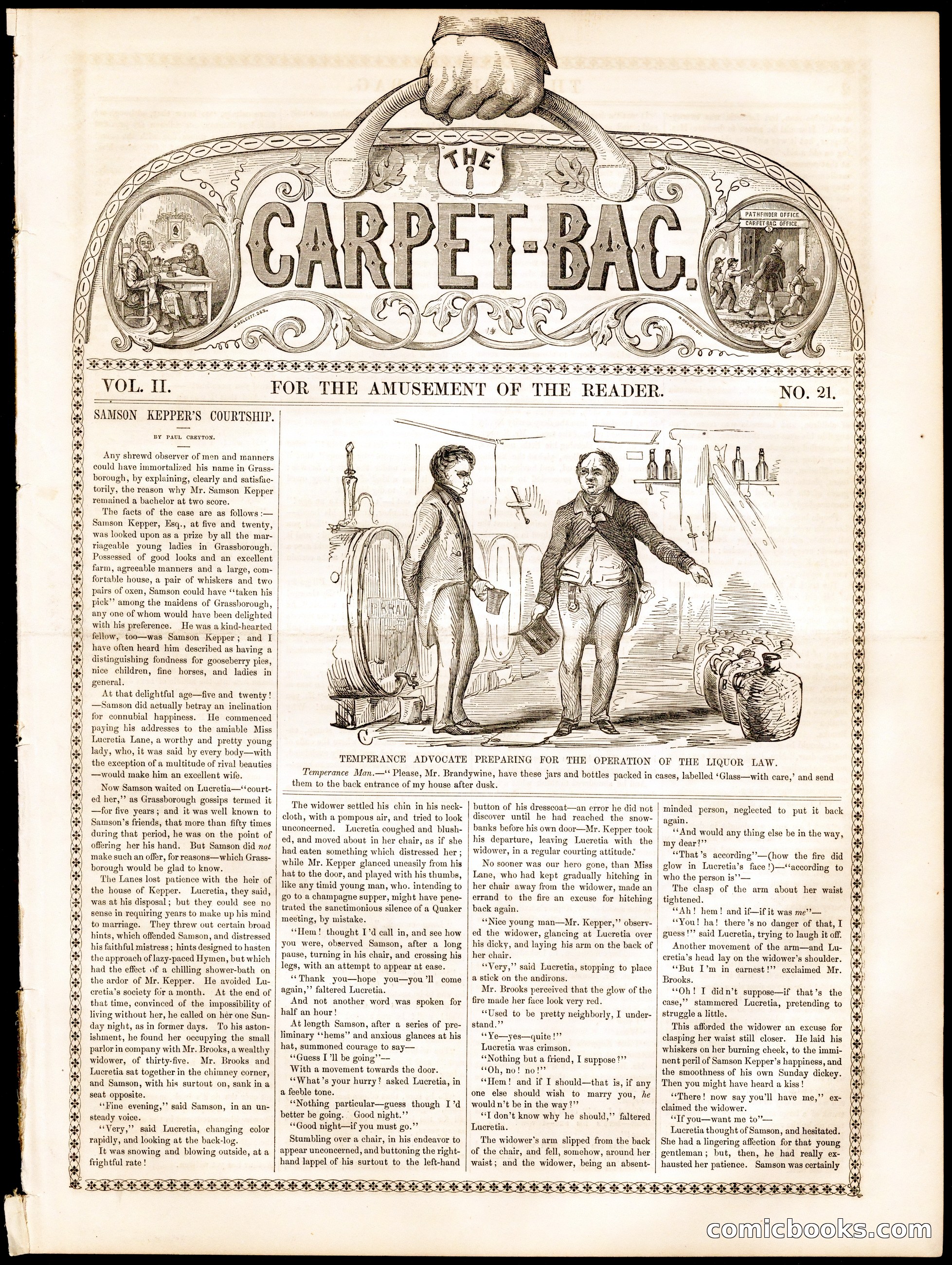 The Carpet-Bag, Vol. II, No. 21