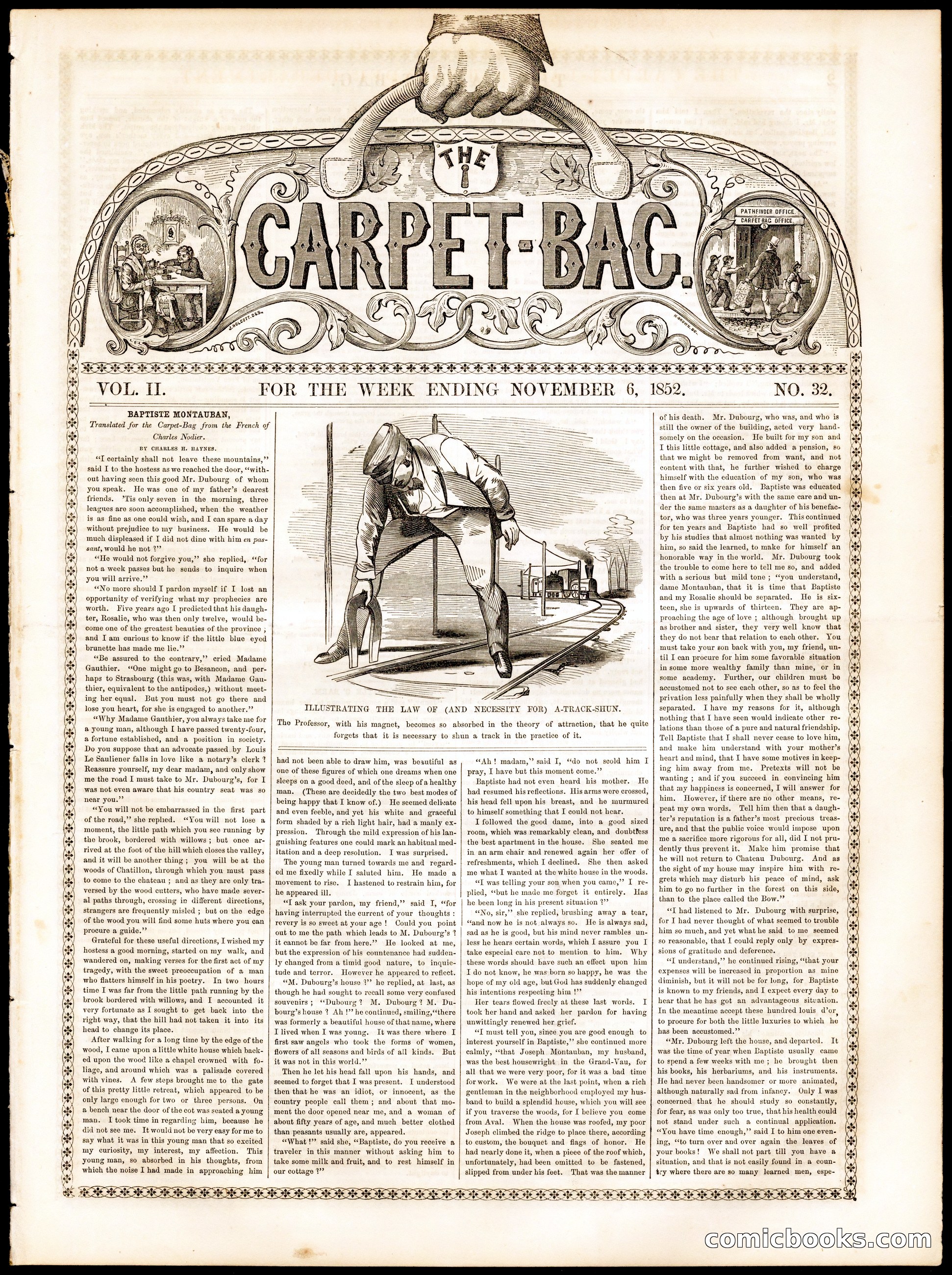 The Carpet-Bag, Vol. II, No. 32