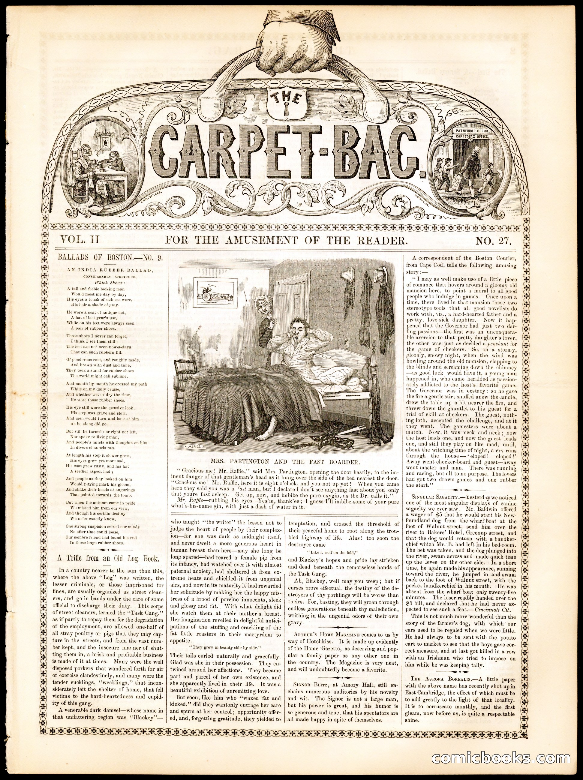 The Carpet-Bag, Vol. II, No. 27