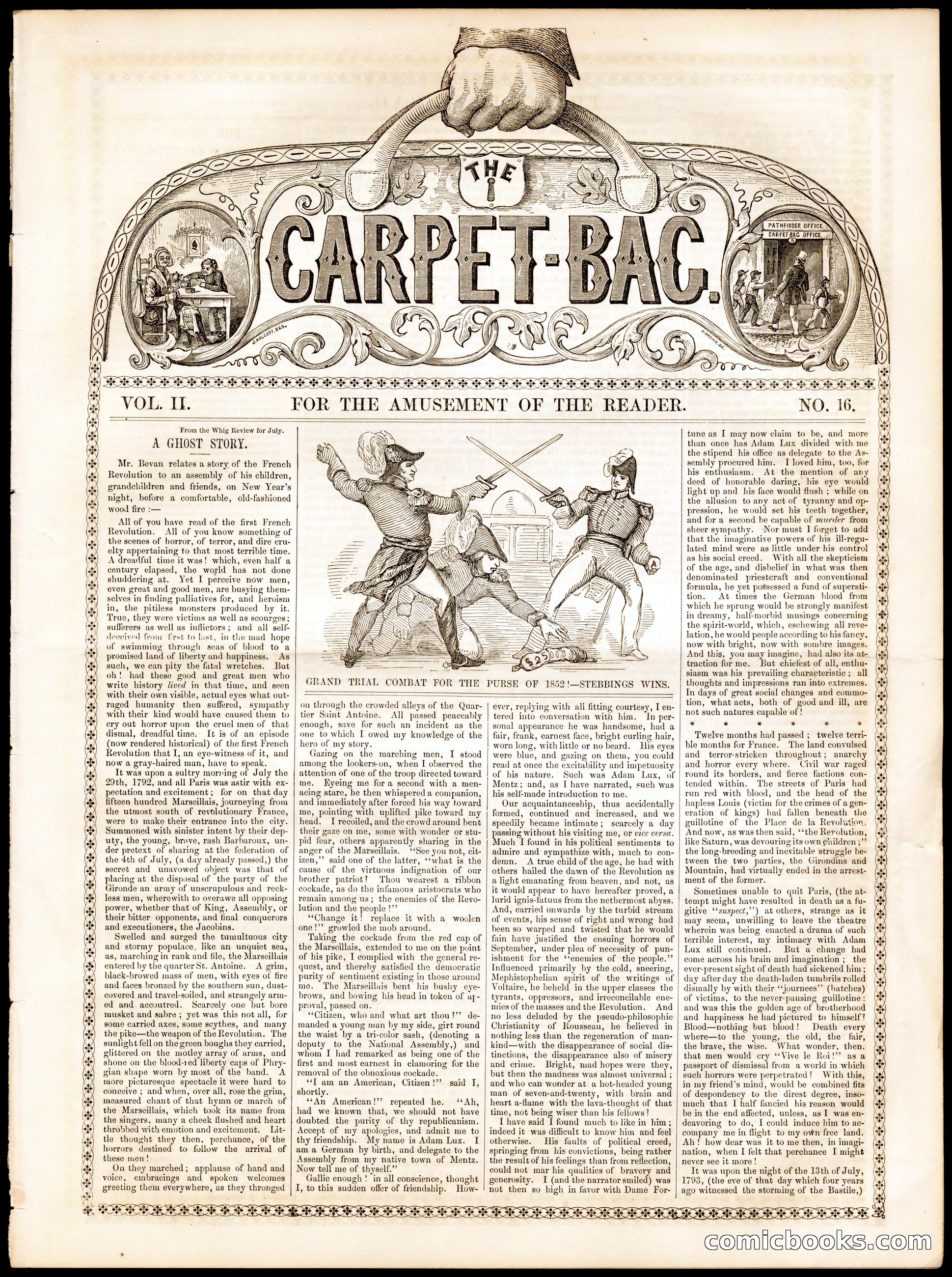 The Carpet-Bag, Vol. II, No. 16