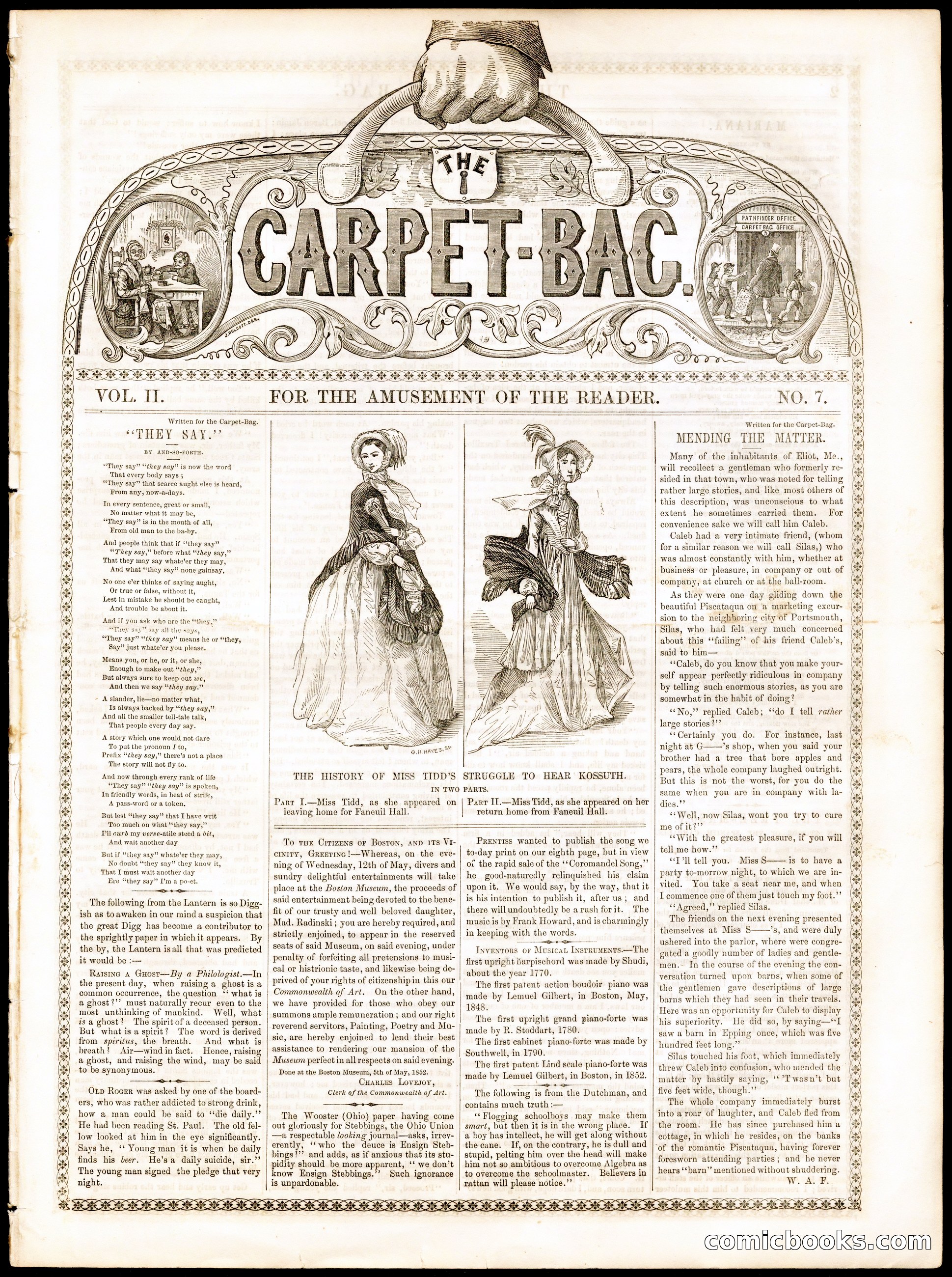 The Carpet-Bag, Vol. II, No. 7