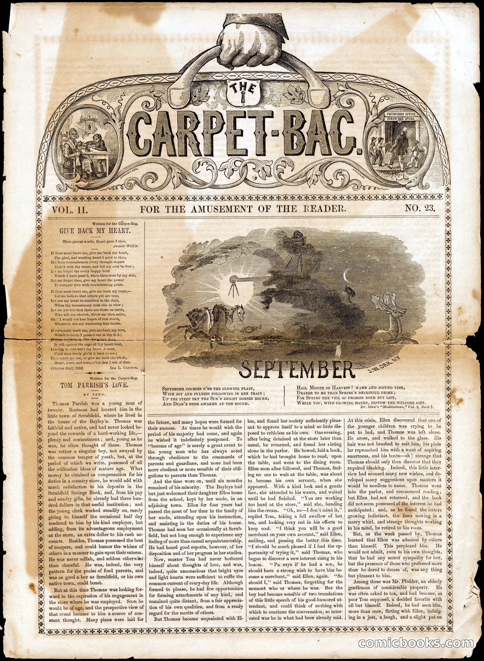 The Carpet-Bag, Vol. II, No. 23