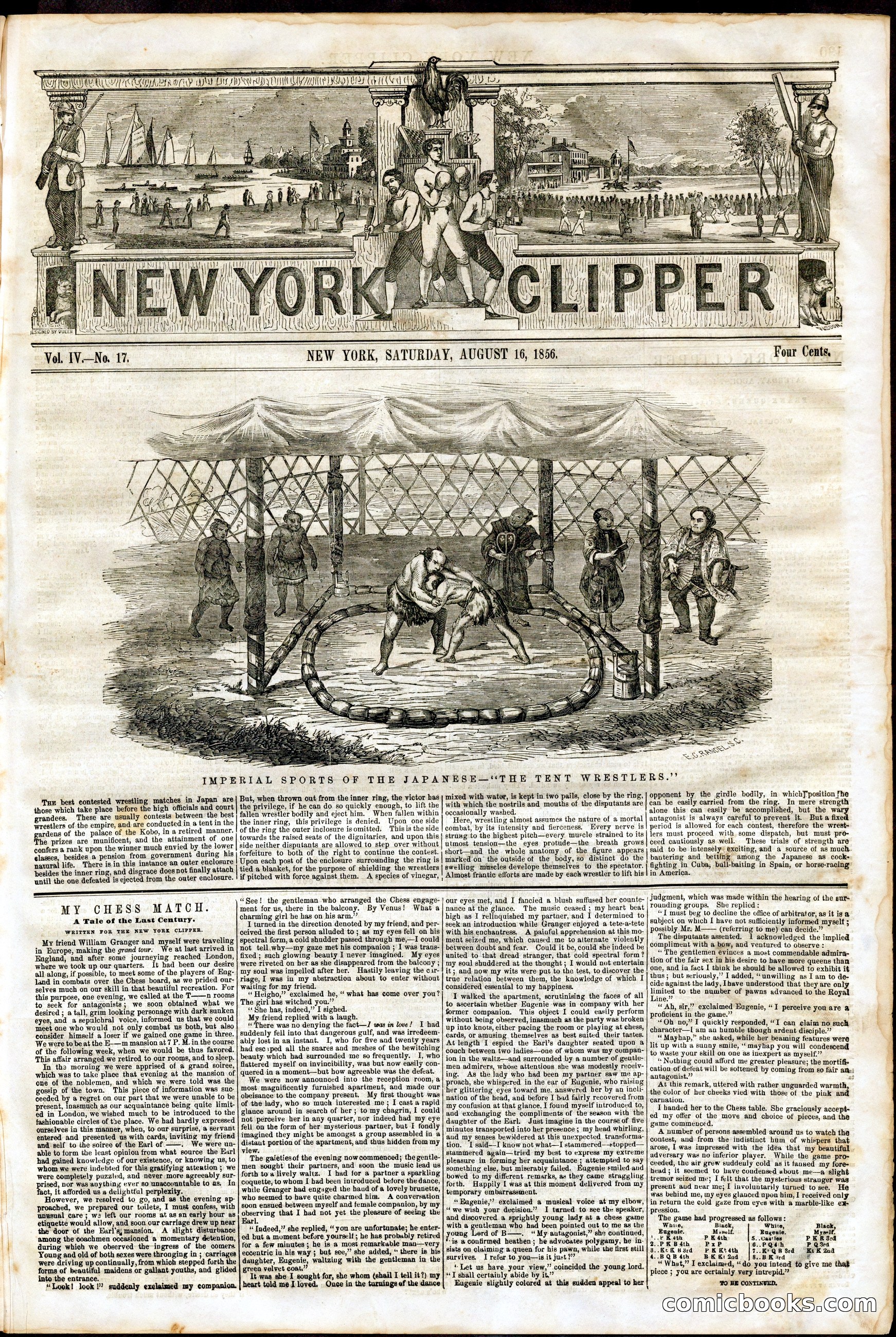 New York Clipper, Vol. IV, No. 17