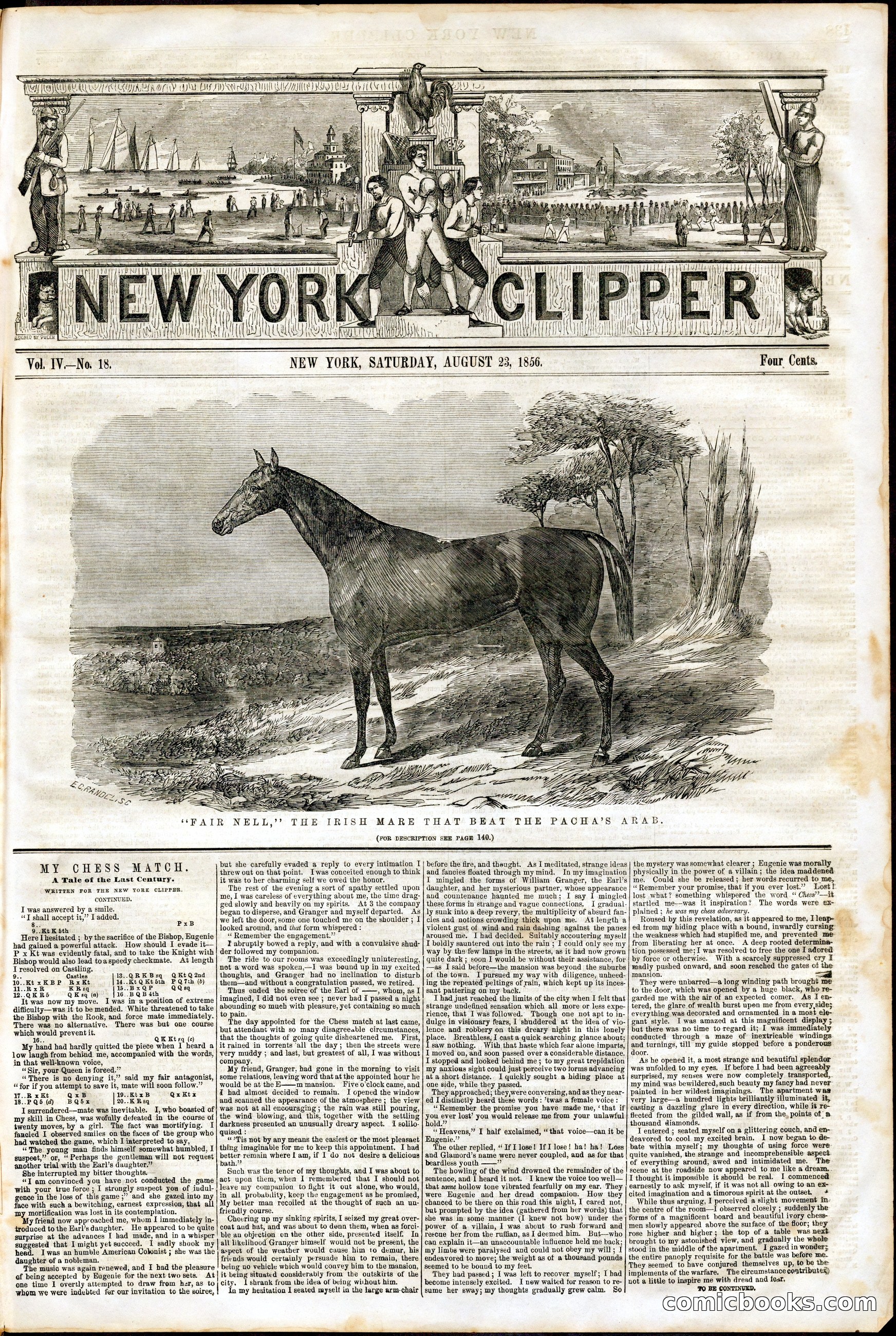 New York Clipper, Vol. IV, No. 18