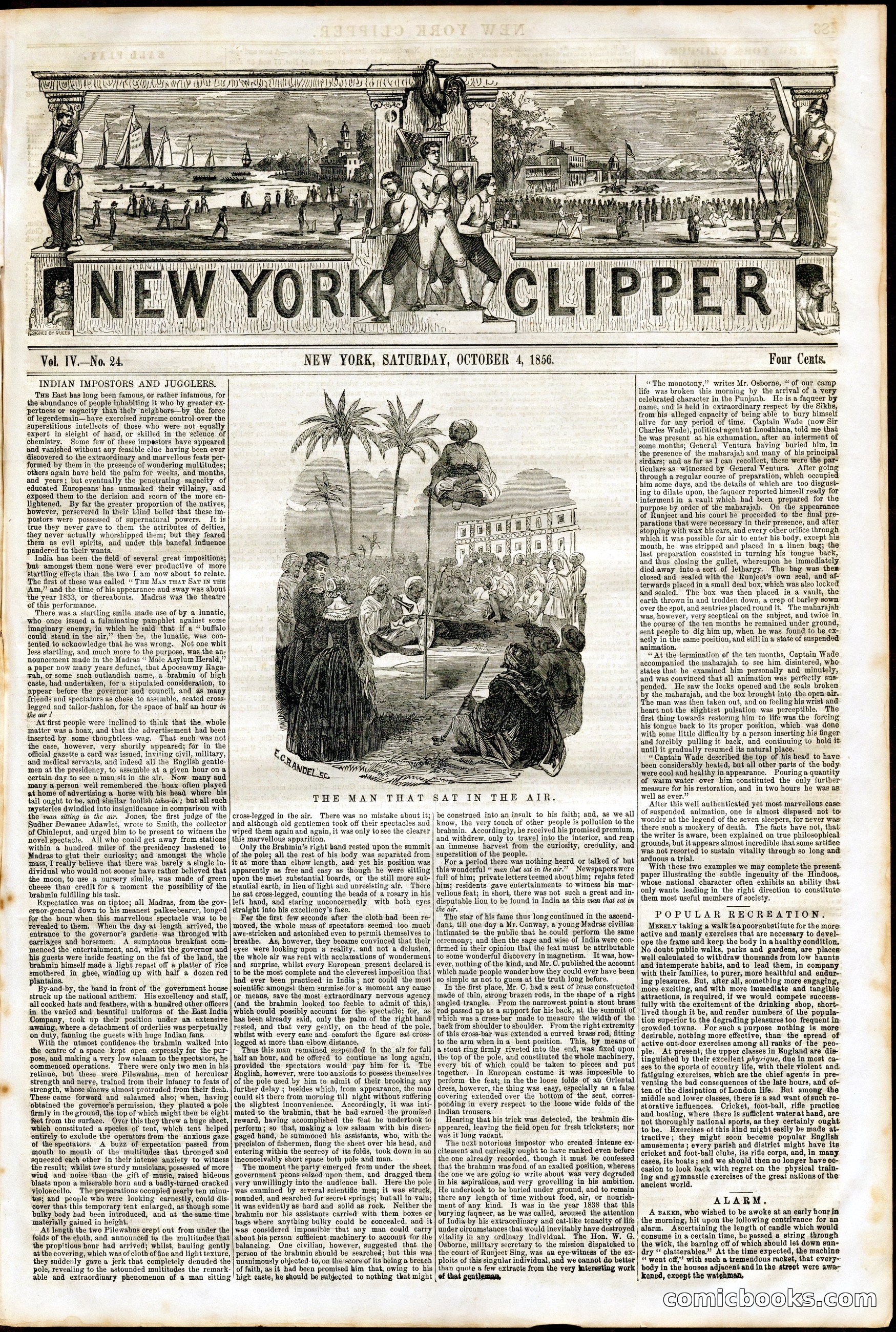 New York Clipper, Vol. IV, No. 24
