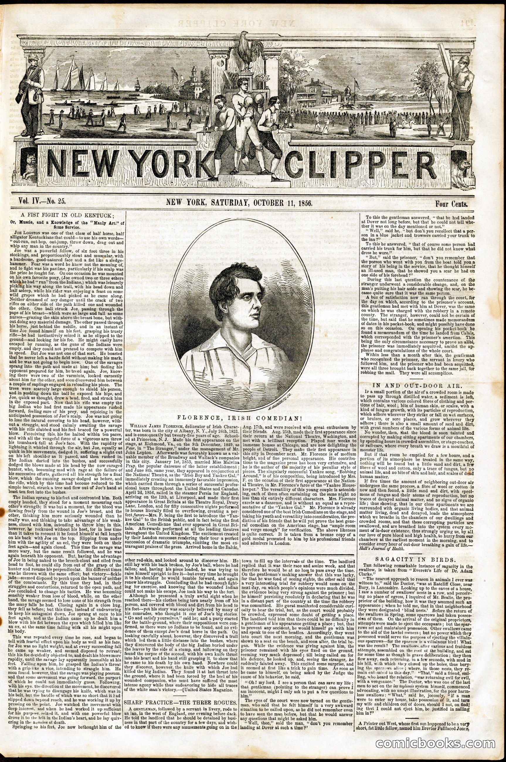 New York Clipper, Vol. IV, No. 25