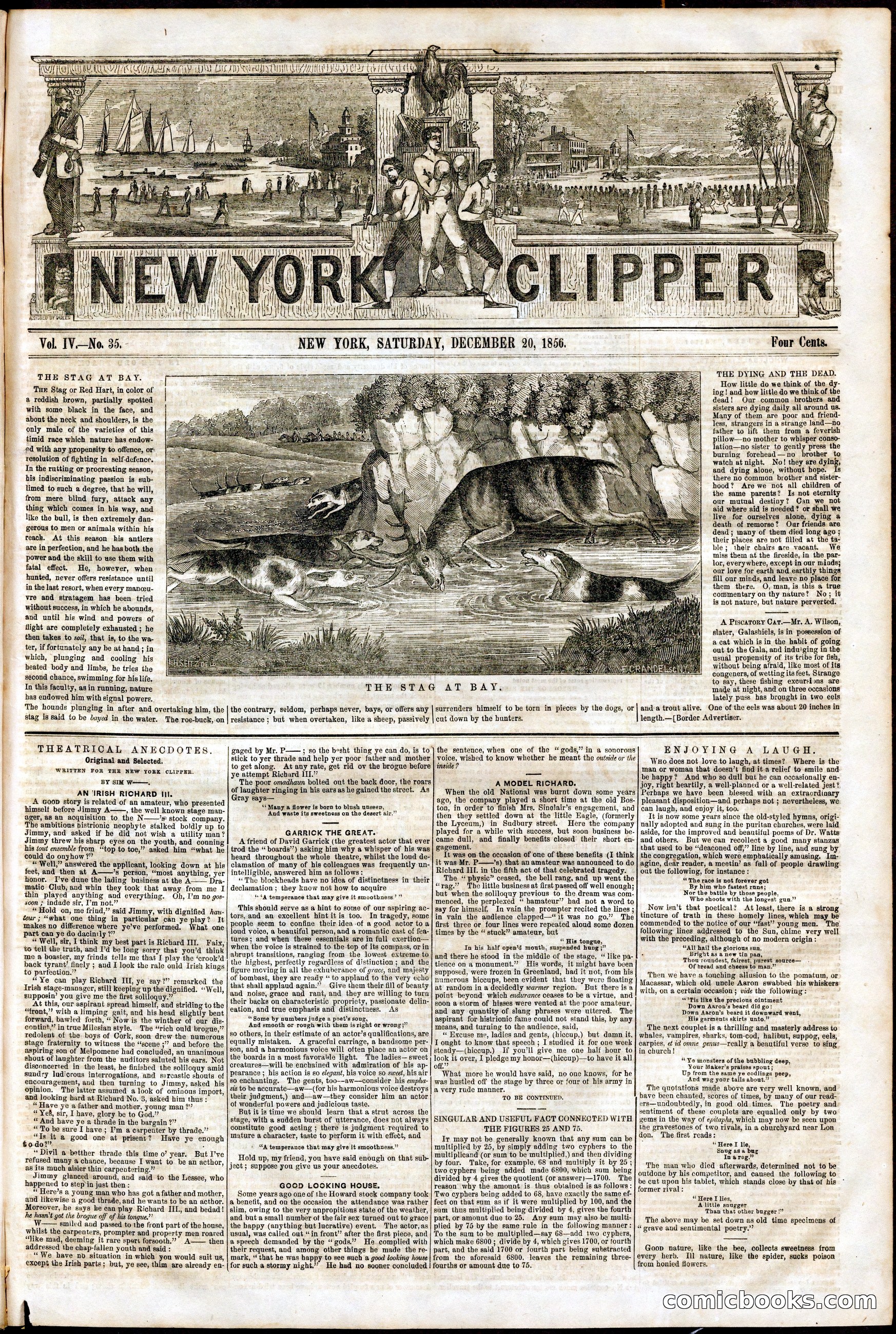 New York Clipper, Vol. IV, No. 35