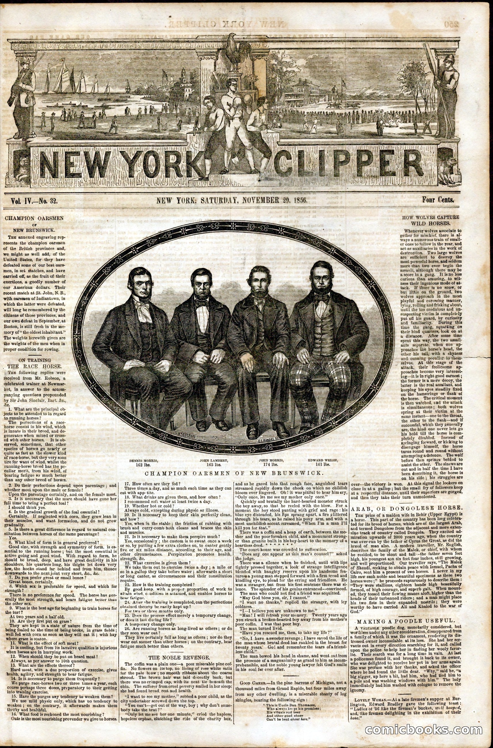 New York Clipper, Vol. IV, No. 32