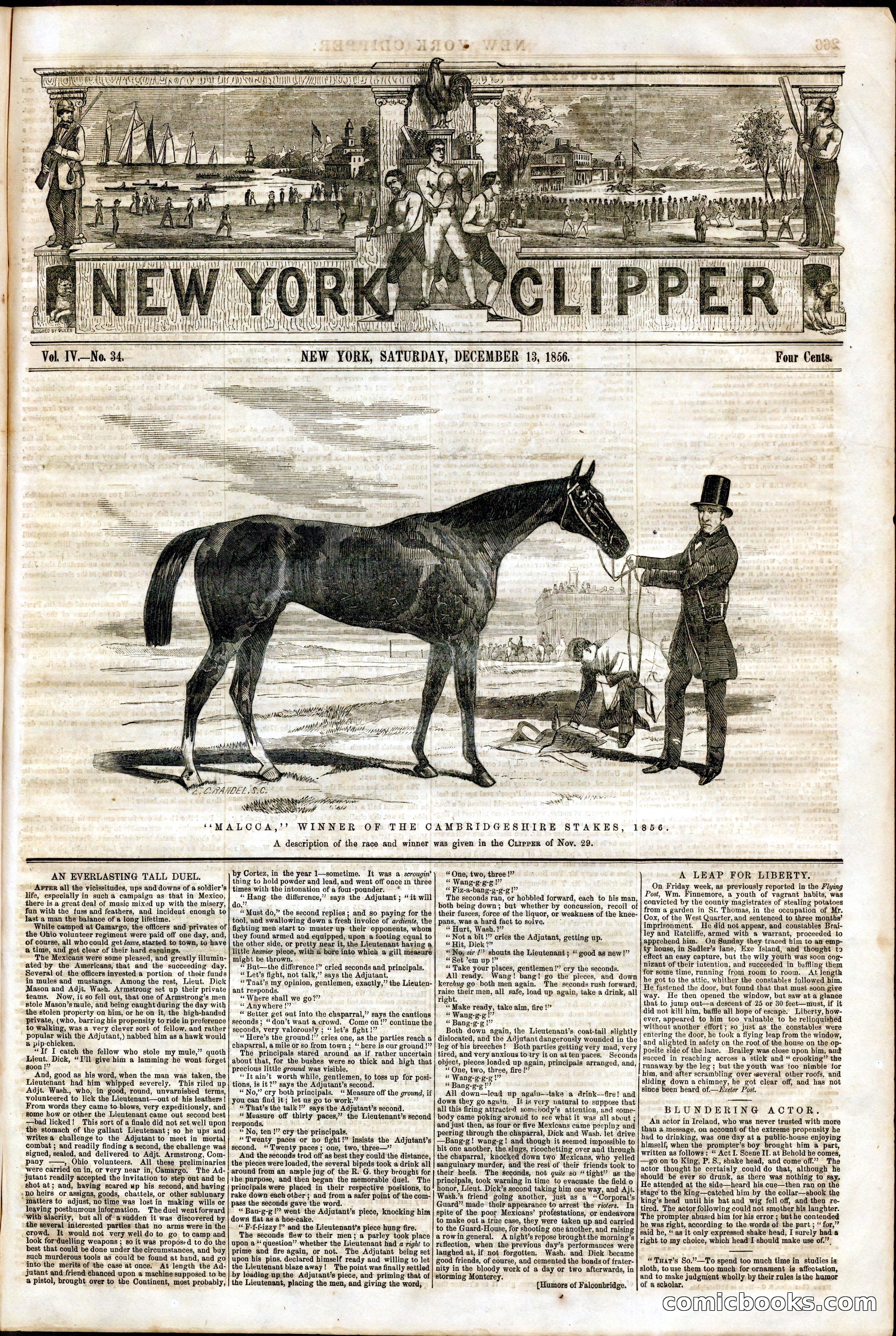 New York Clipper (December 13, 1856)