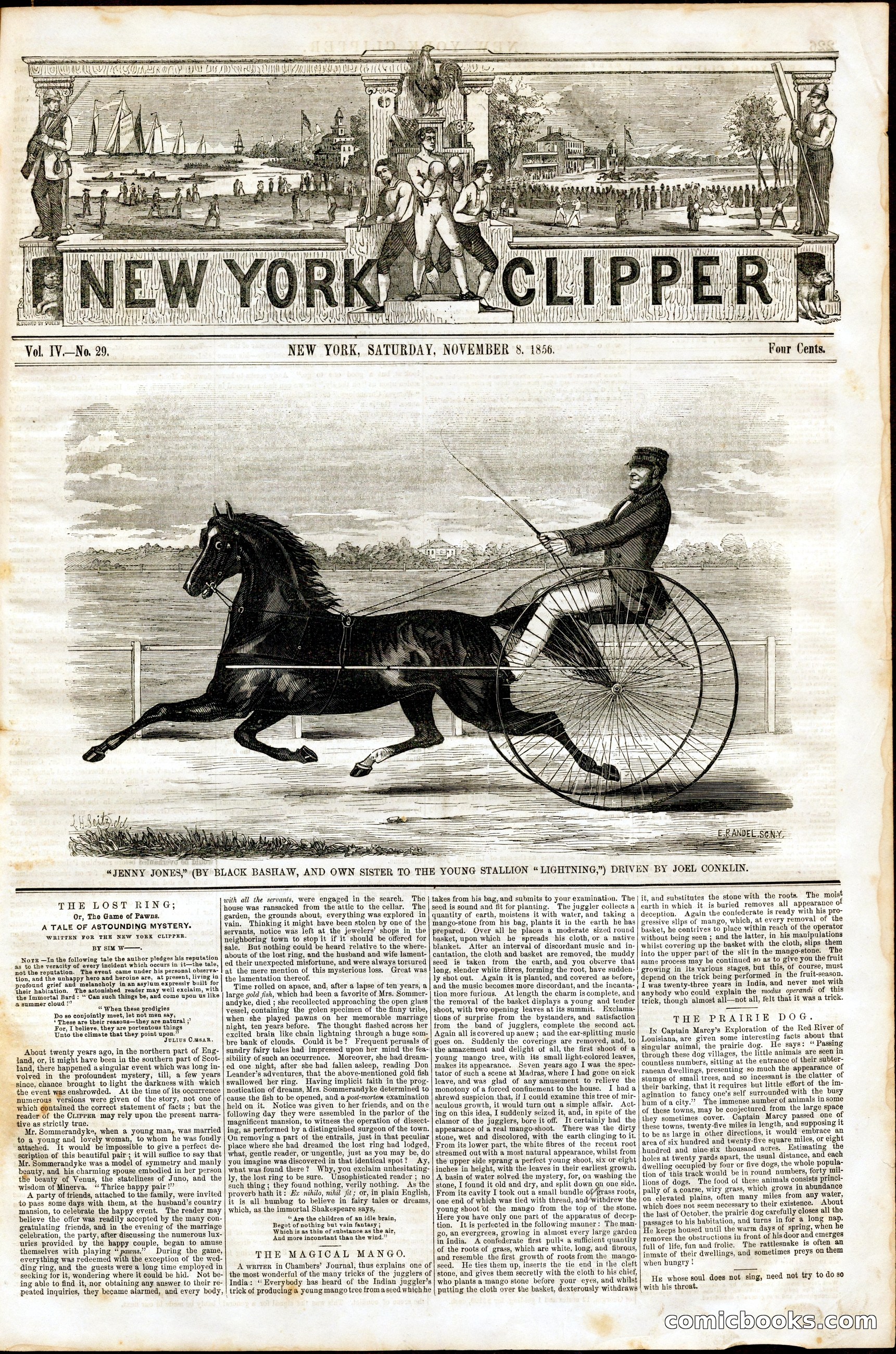 New York Clipper, Vol. IV, No. 29