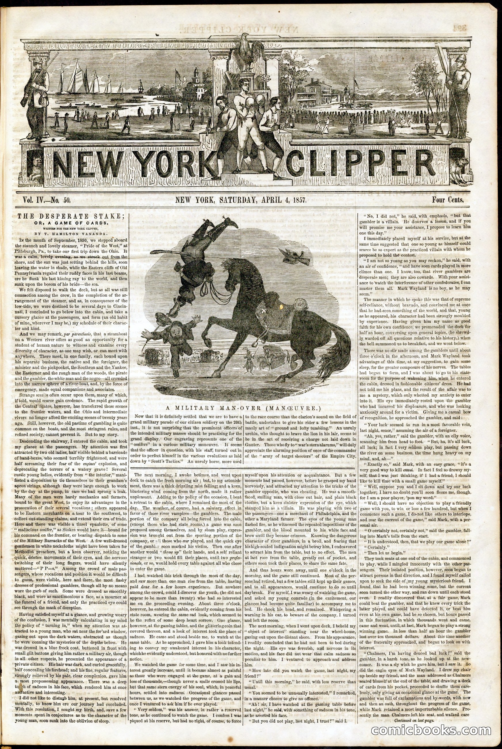 New York Clipper (April 4, 1857)