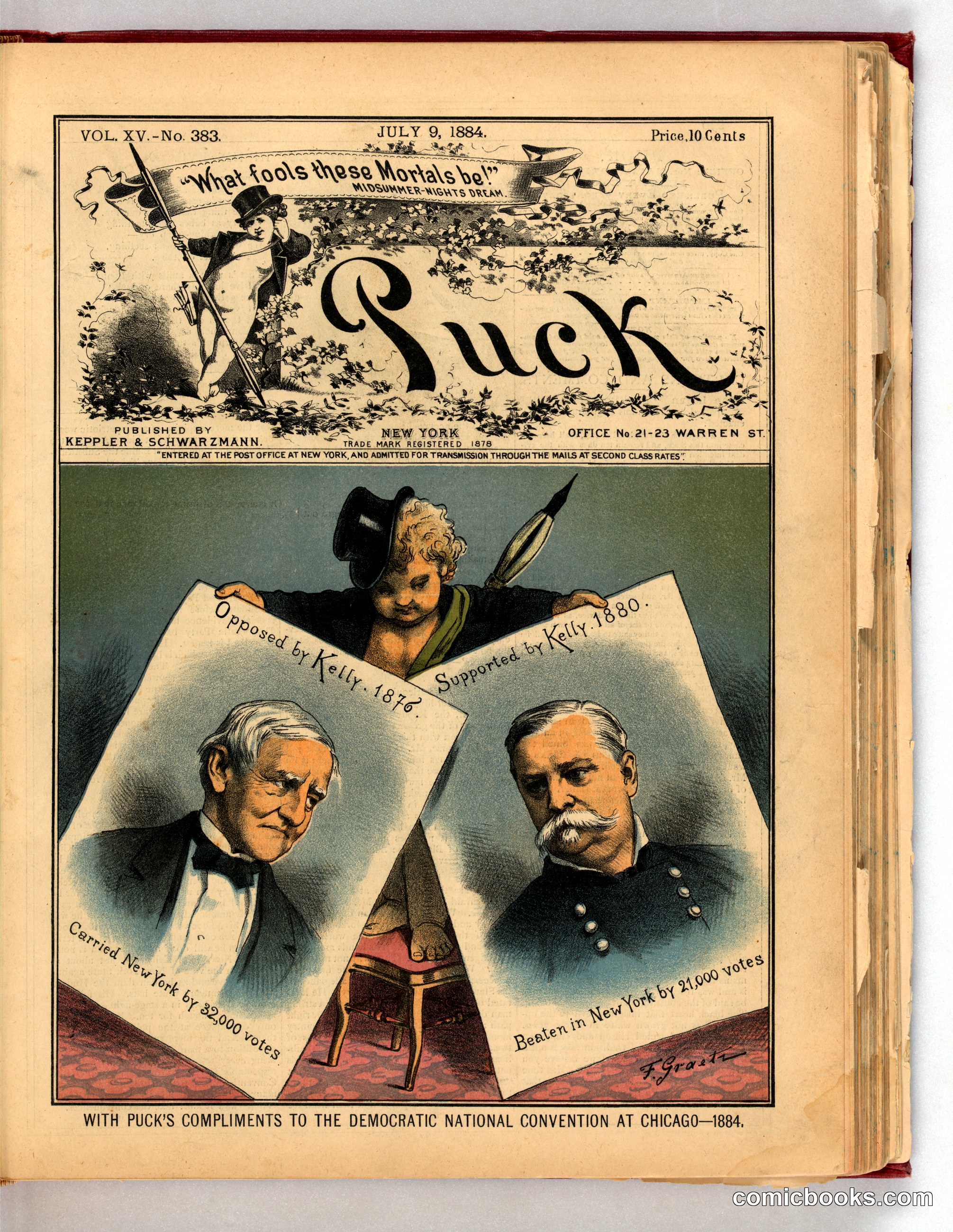 With Puck's Compliments to the Democratic National Convention at Chicago