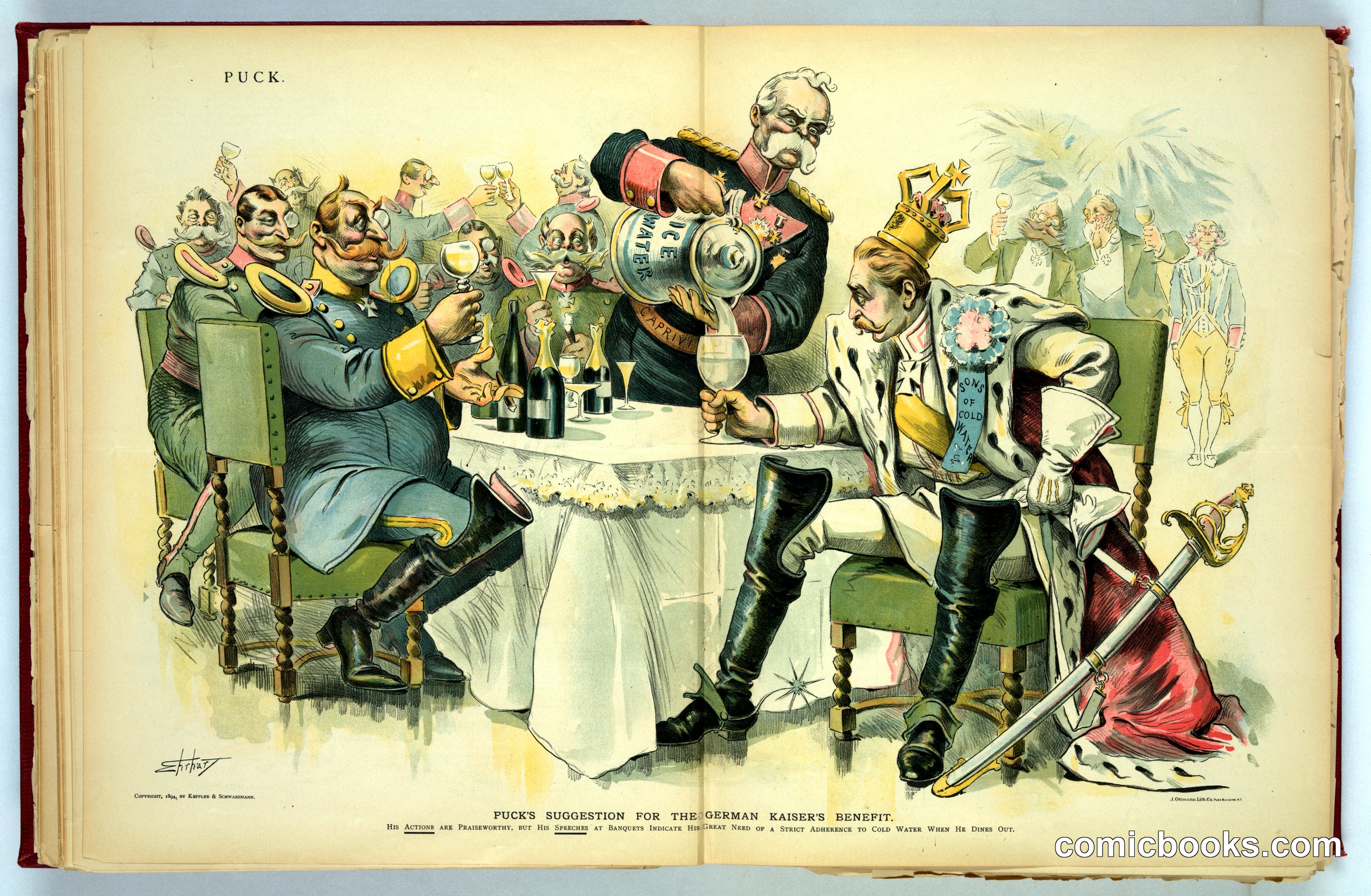 Puck's Suggestion for the German Kaiser's Benefit