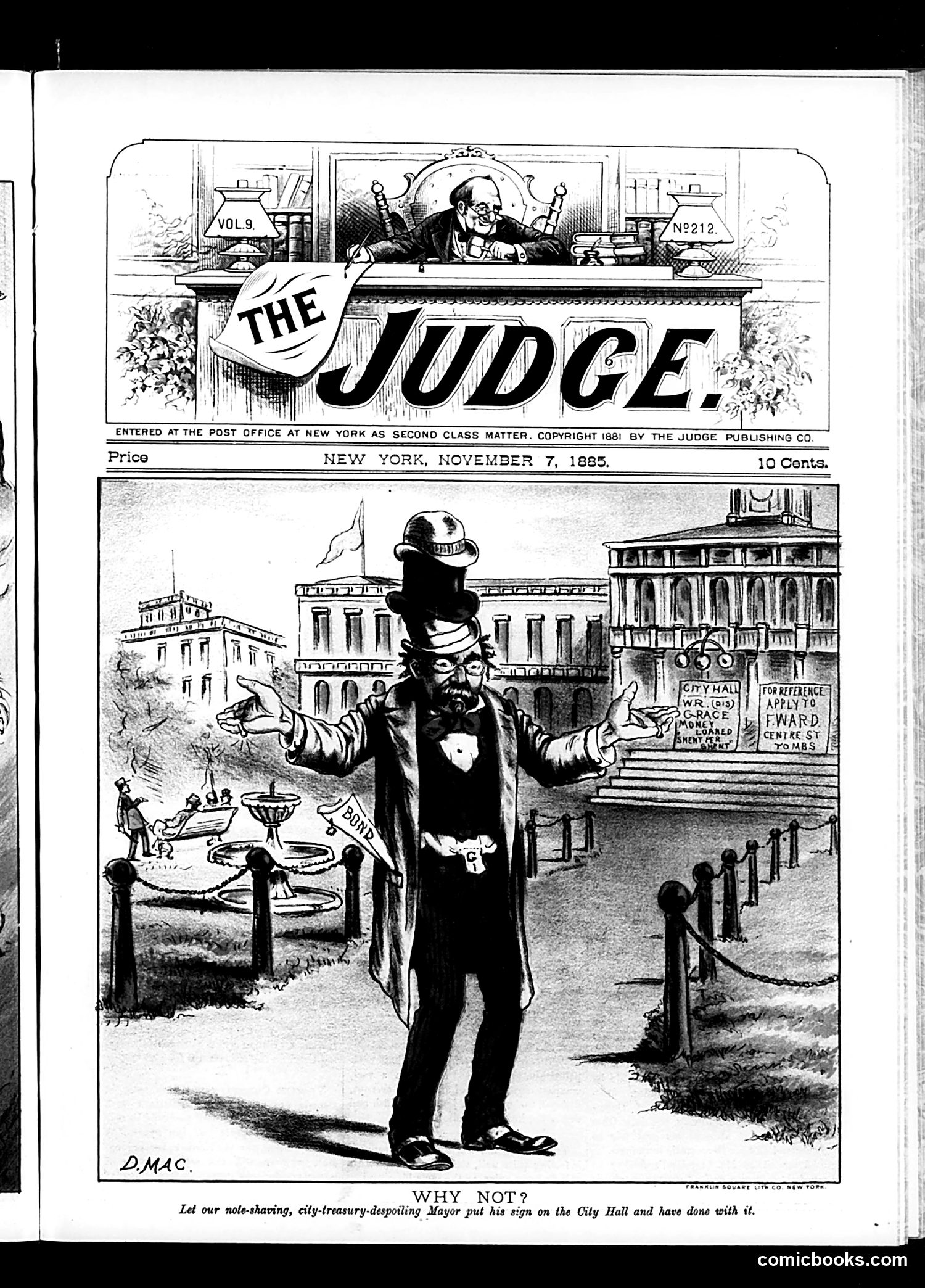 Judge — November 7, 1885 — page 1 of 16